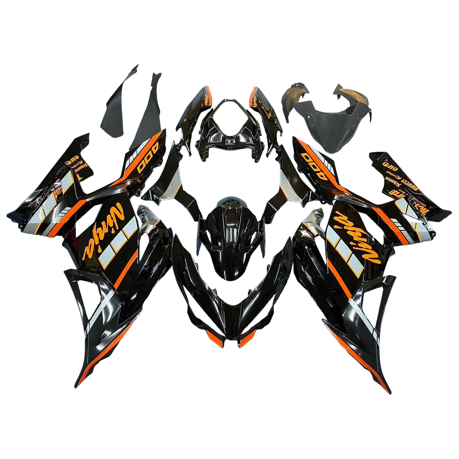 Amotopart Kawasaki EX400 Ninja400 2018-2024 Fairing Kit Bodywork Plastic ABS