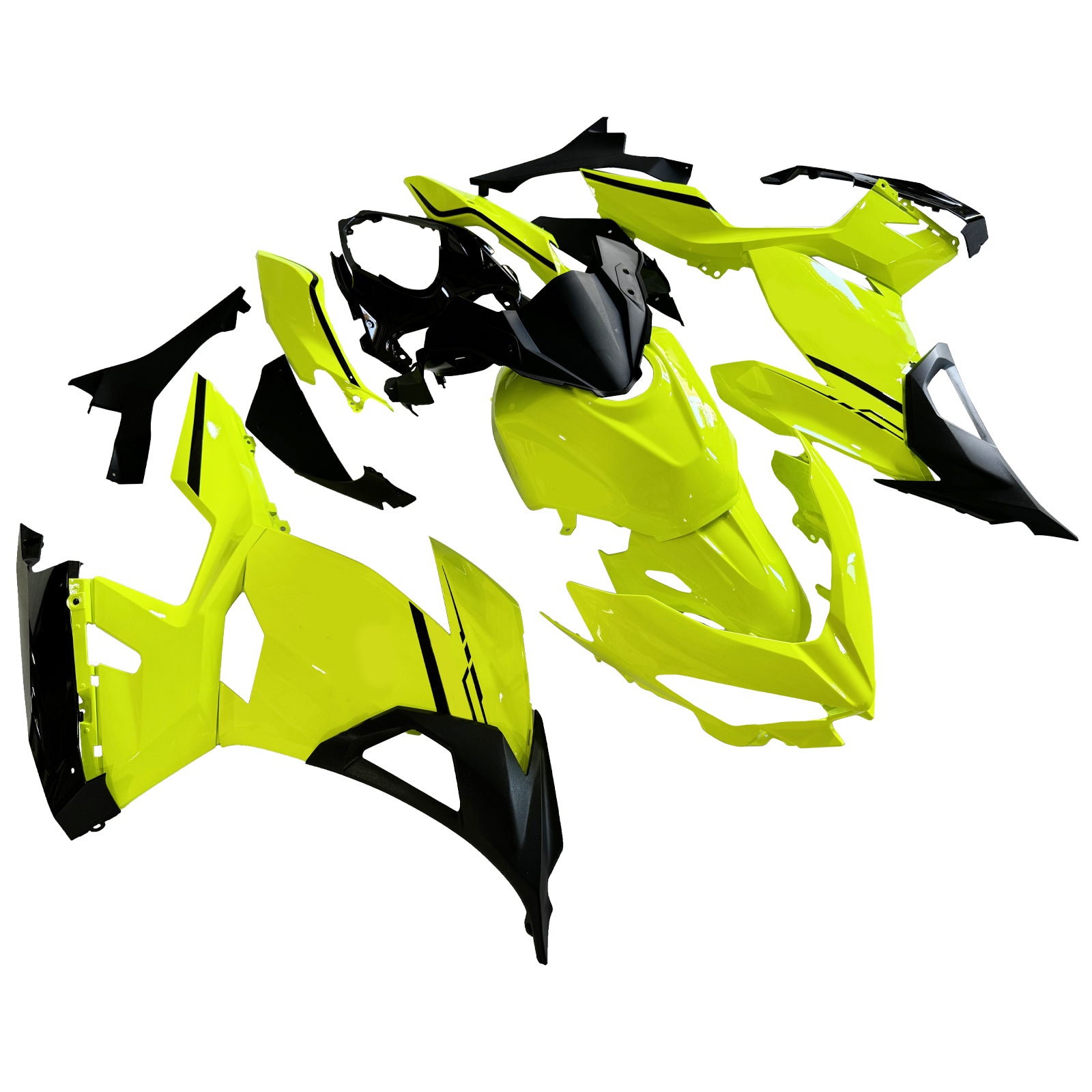 Amotopart Kawasaki EX400 Ninja400 2018-2024 Fairing Kit Bodywork Plastic ABS