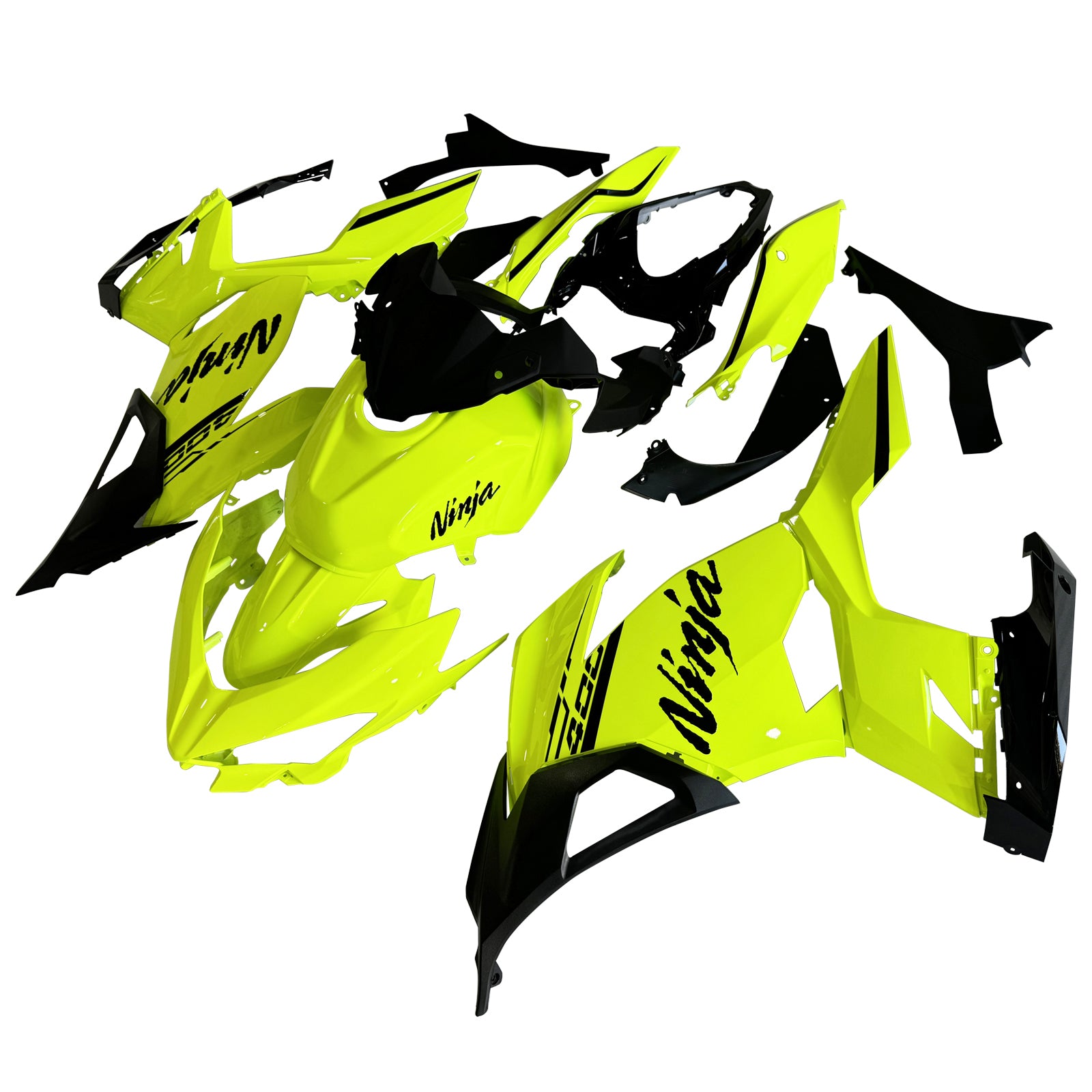 아모토파트 가와사키 EX400 닌자400 2018-2024 페어링 키트 차체 플라스틱 ABS