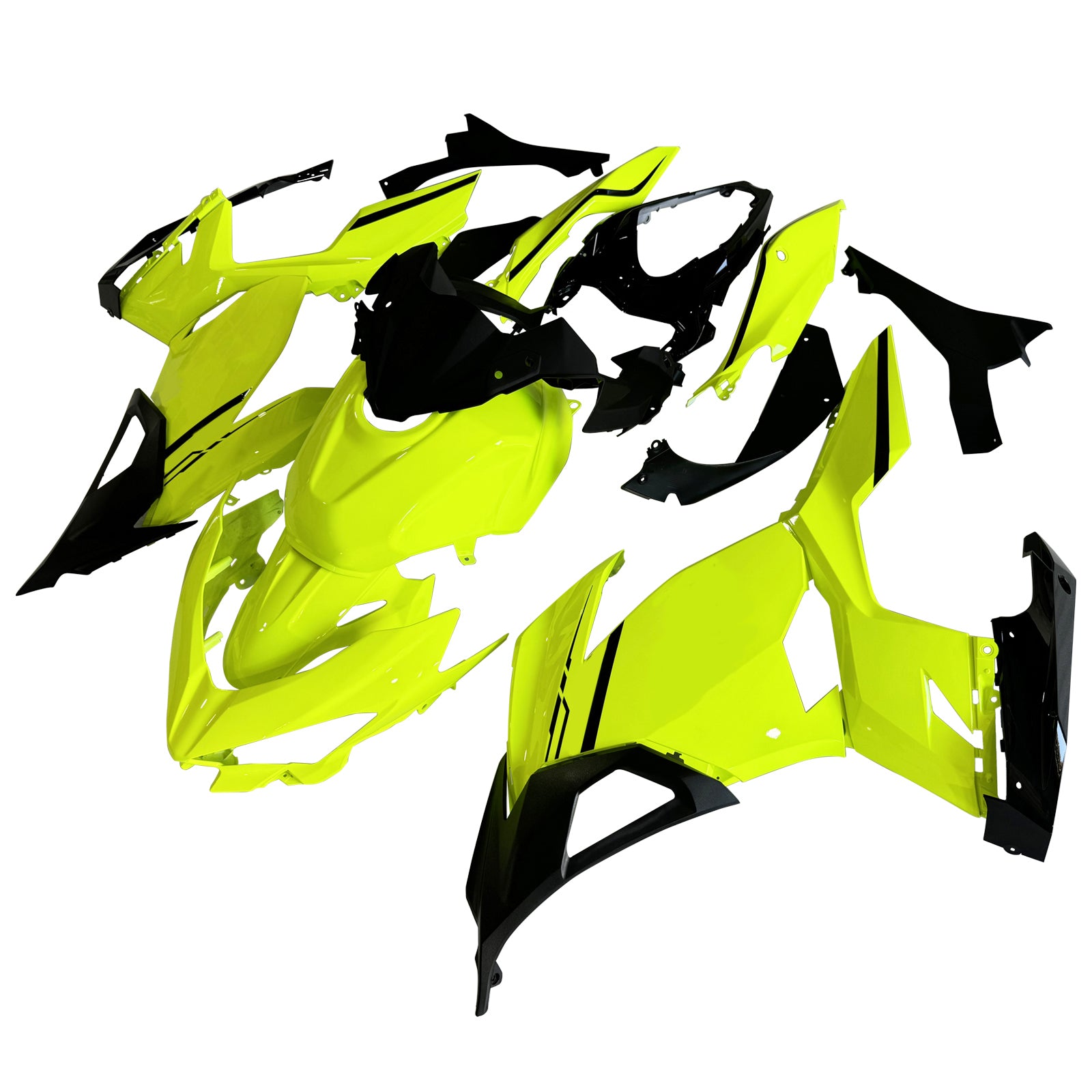 Amotopart Kawasaki EX400 Ninja400 2018-2024 Fairing Kit Bodywork Plastic ABS