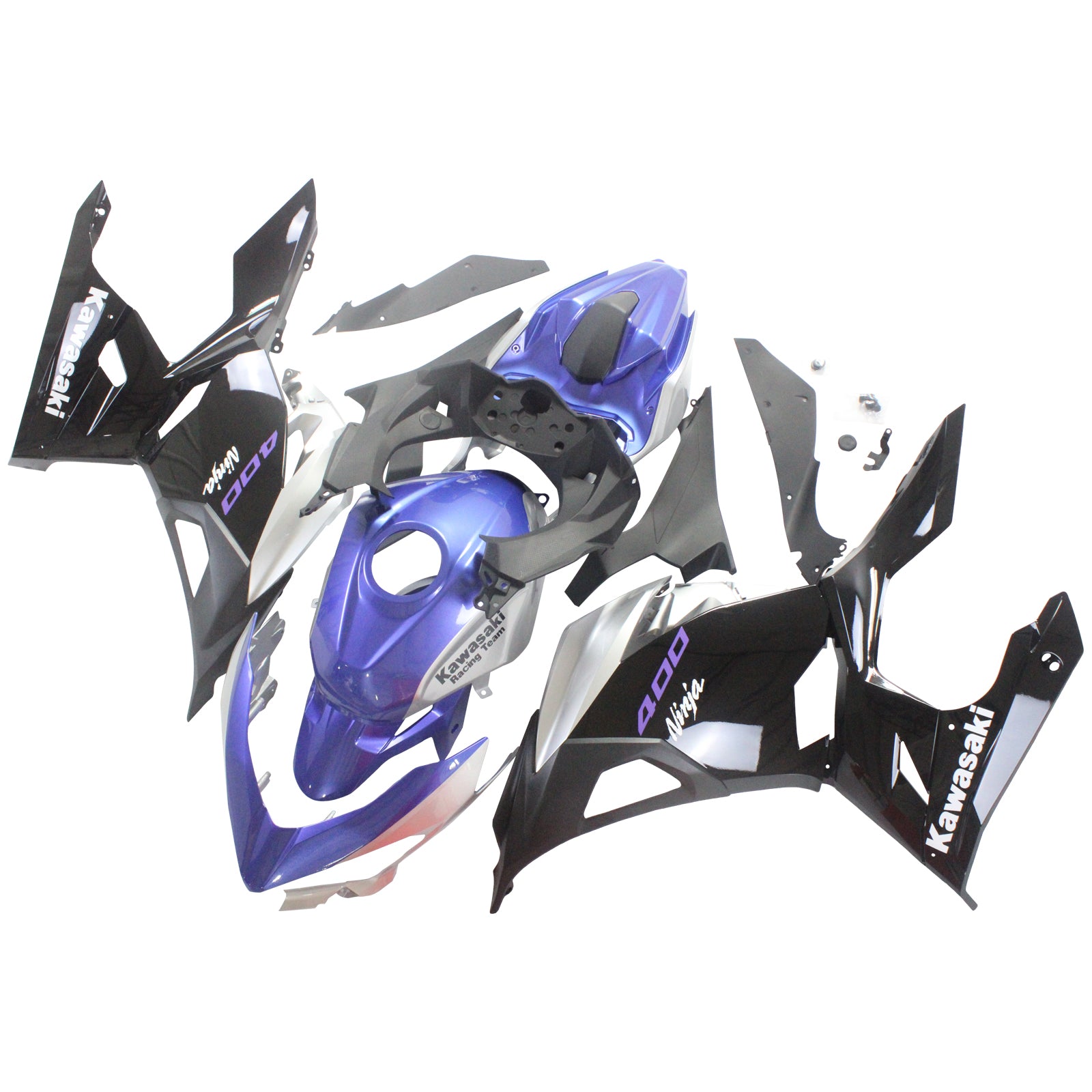 Amotopart Kawasaki EX400 Ninja400 2018-2024 Fairing Kit Bodywork Plastic ABS