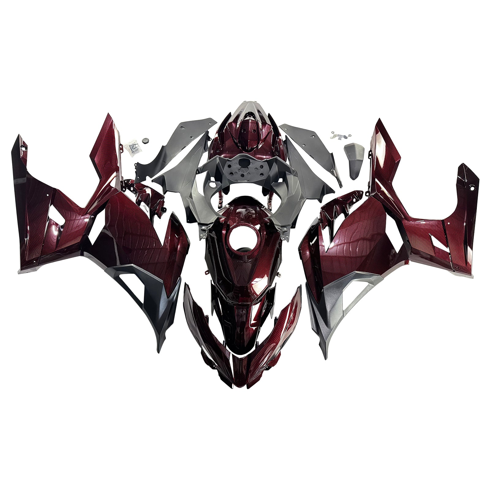 Injection Fairing Kit Bodywork Plastic ABS fit For Kawasaki EX400 Ninja400 2018-2024
