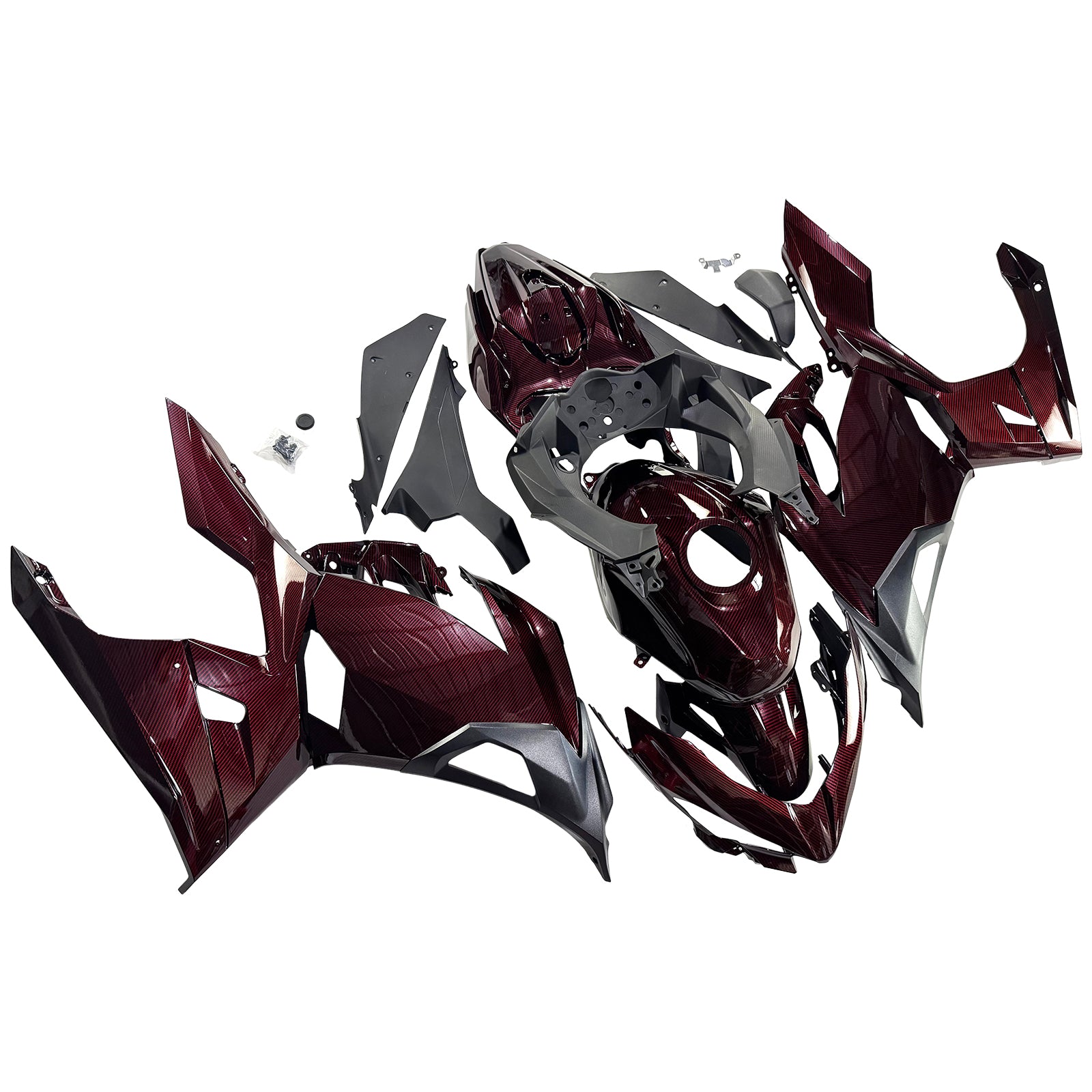 Injection Fairing Kit Bodywork Plastic ABS fit For Kawasaki EX400 Ninja400 2018-2024