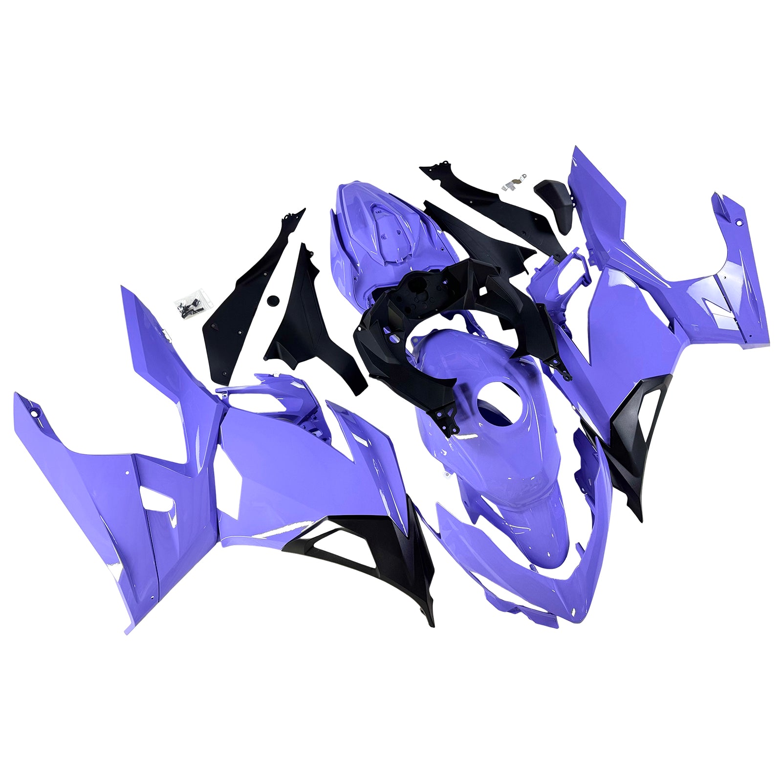 Injection Fairing Kit Bodywork Plastic ABS fit For Kawasaki EX400 Ninja400 2018-2024