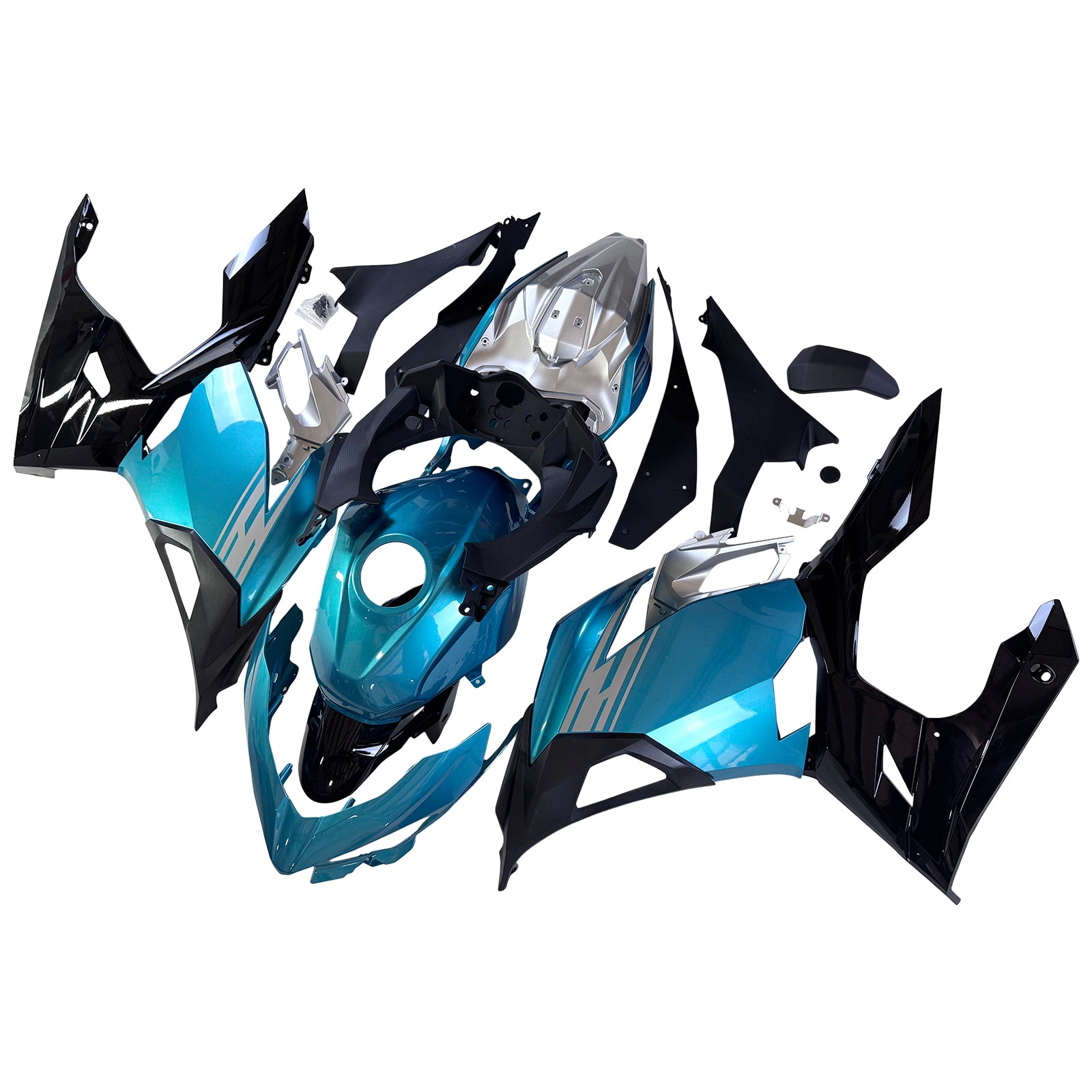 Injection Fairing Kit Bodywork Plastic ABS fit For Kawasaki EX400 Ninja400 2018-2024