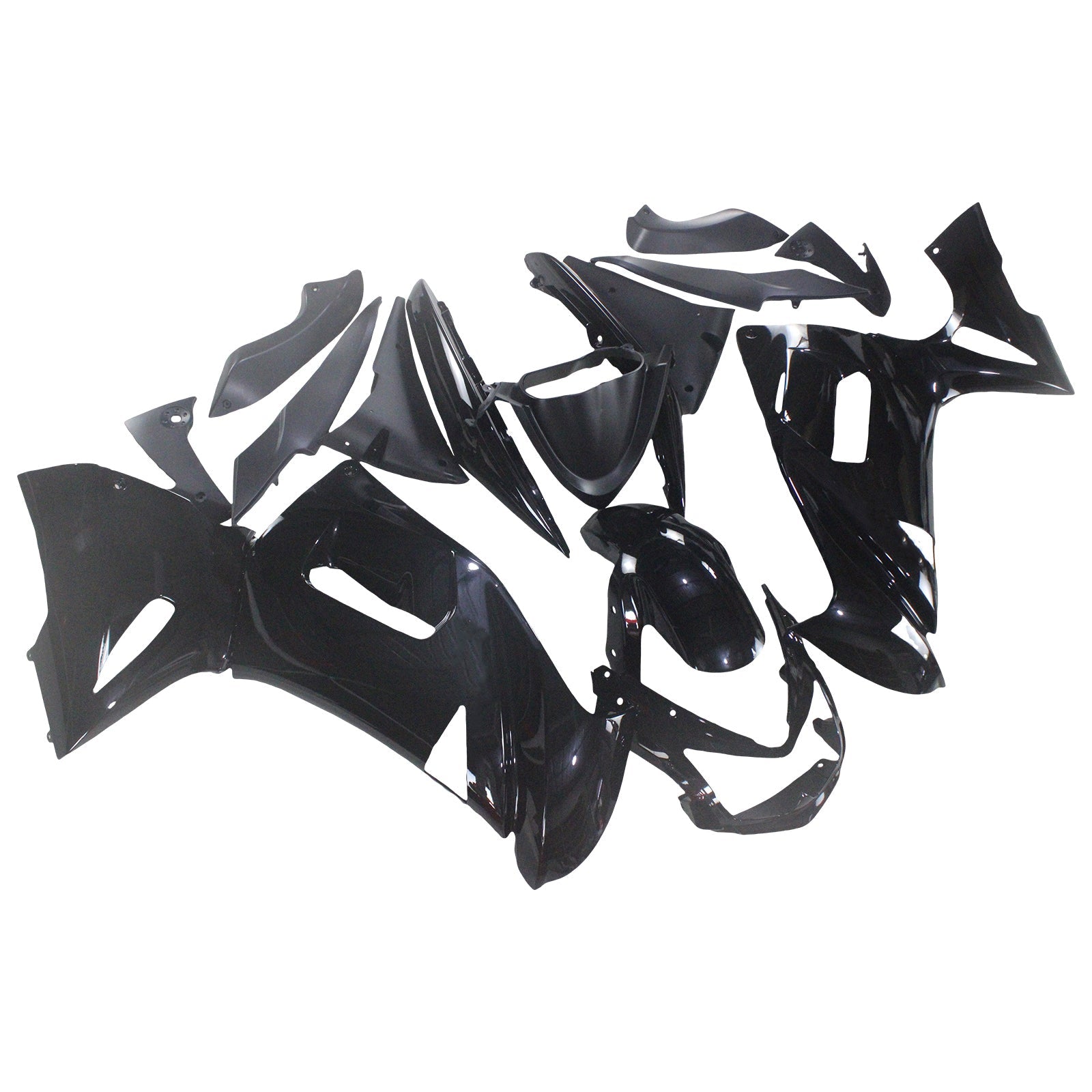 Amotoaprt Kit de carenado de plástico para Kawasaki Ninja 650 ER-6F EX650 2006-2008 02 # Genérico
