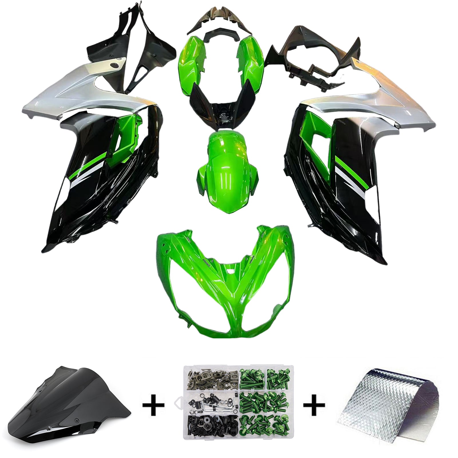 Fairing Kit Plastic for Kawasaki Ninja 650 ER-6F EX650 2012-2016 03# Generic