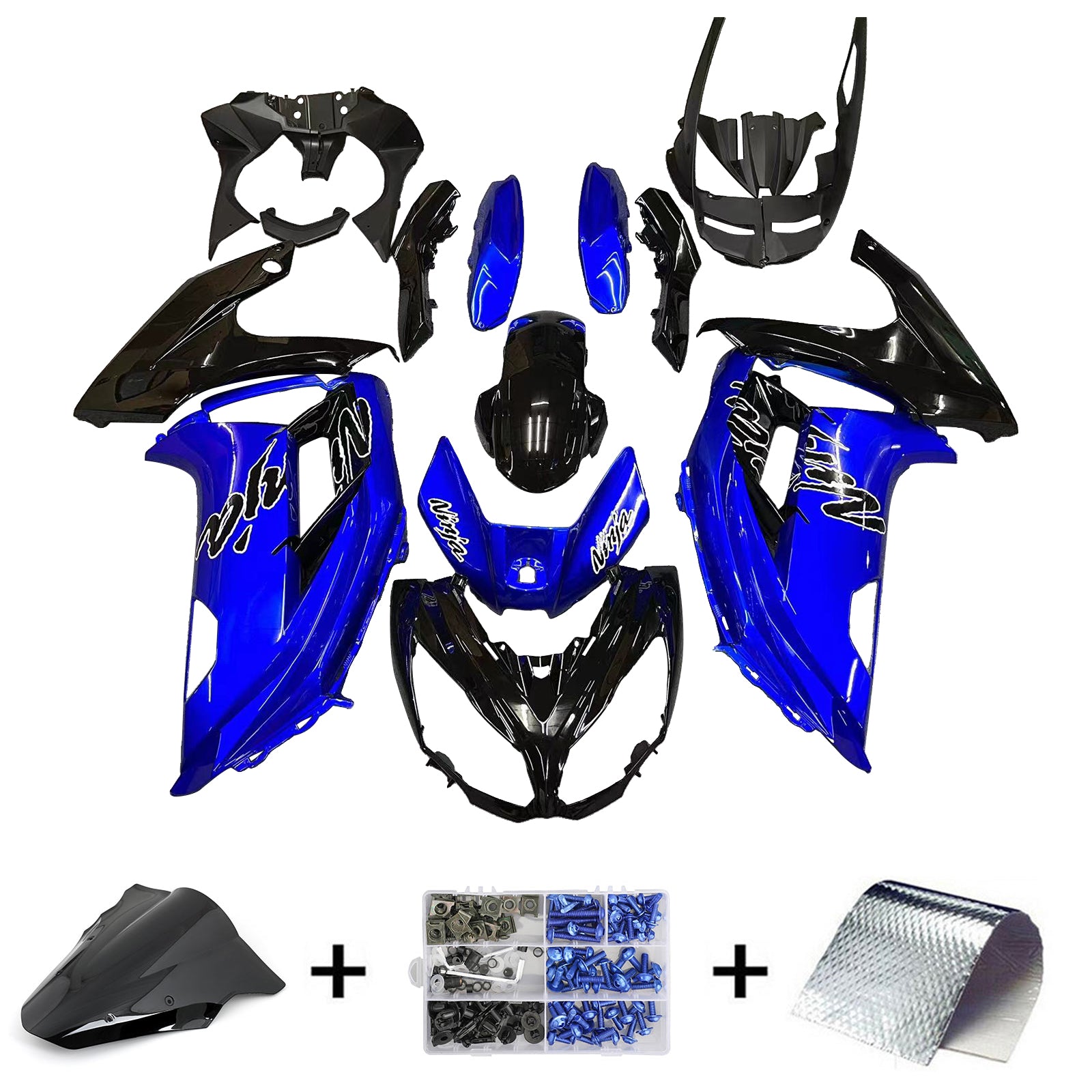 Kit Carenado Para Kawasaki ER6F/Ninja650 2012-2016 Genérico