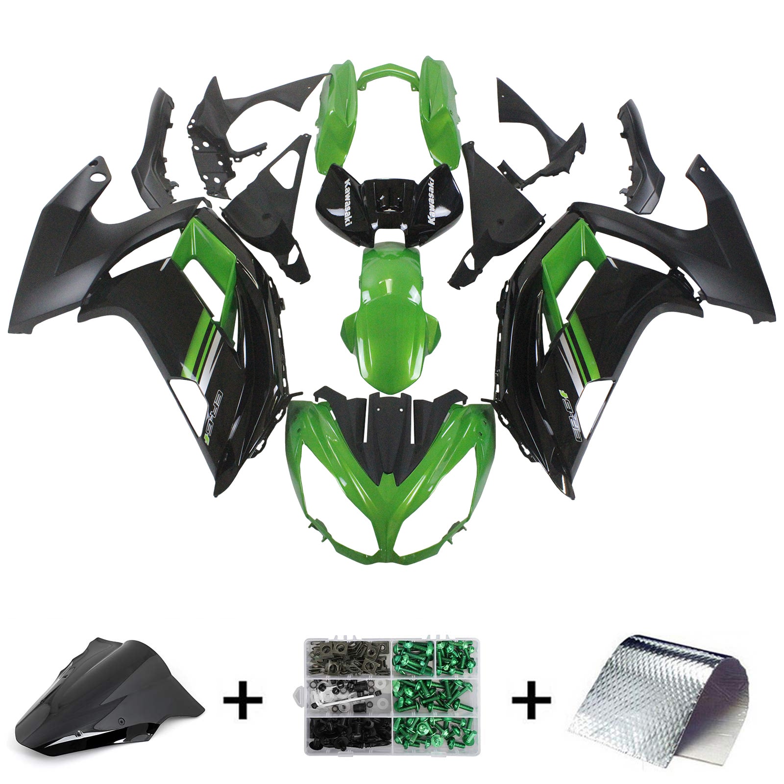 Kit Carenado Para Kawasaki ER6F/Ninja650 2012-2016 Genérico