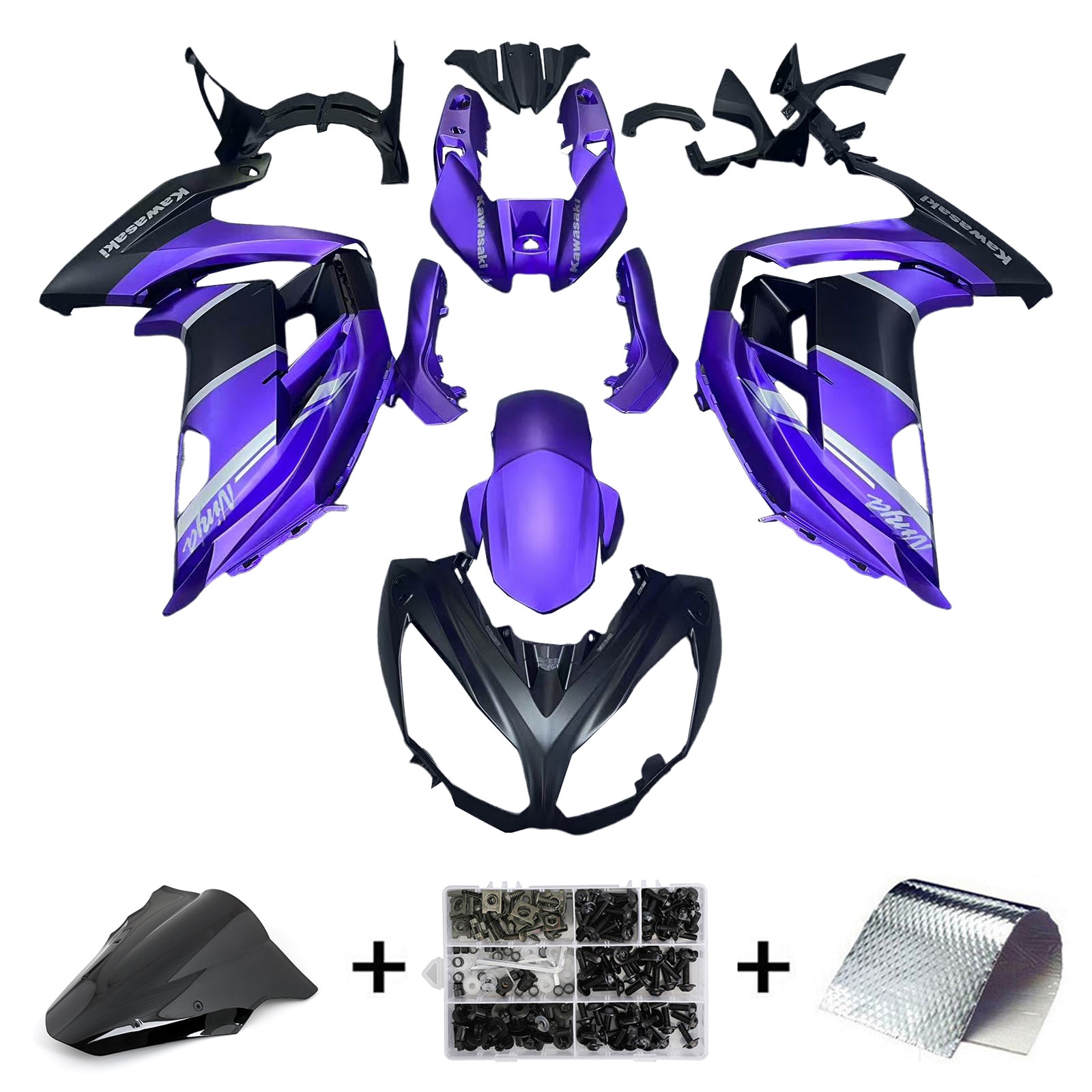Kawasaki ER6F/Ninja650 2012-2016 Fairing Kit Bodywork Plastic ABS