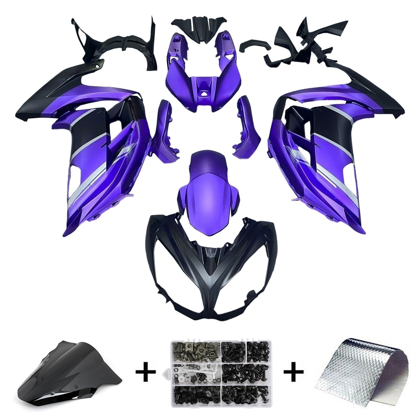 Kawasaki ER6F/Ninja650 2012-2016 Fairing Kit Bodywork Plastic ABS