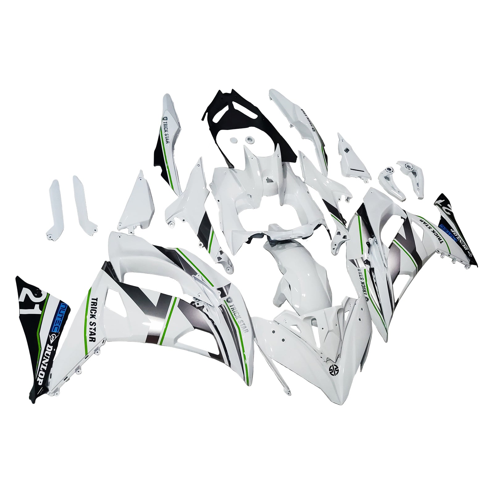 Kawasaki ER6F/Ninja650R 2017-2019 Fairing Kit Bodywork Plastic ABS