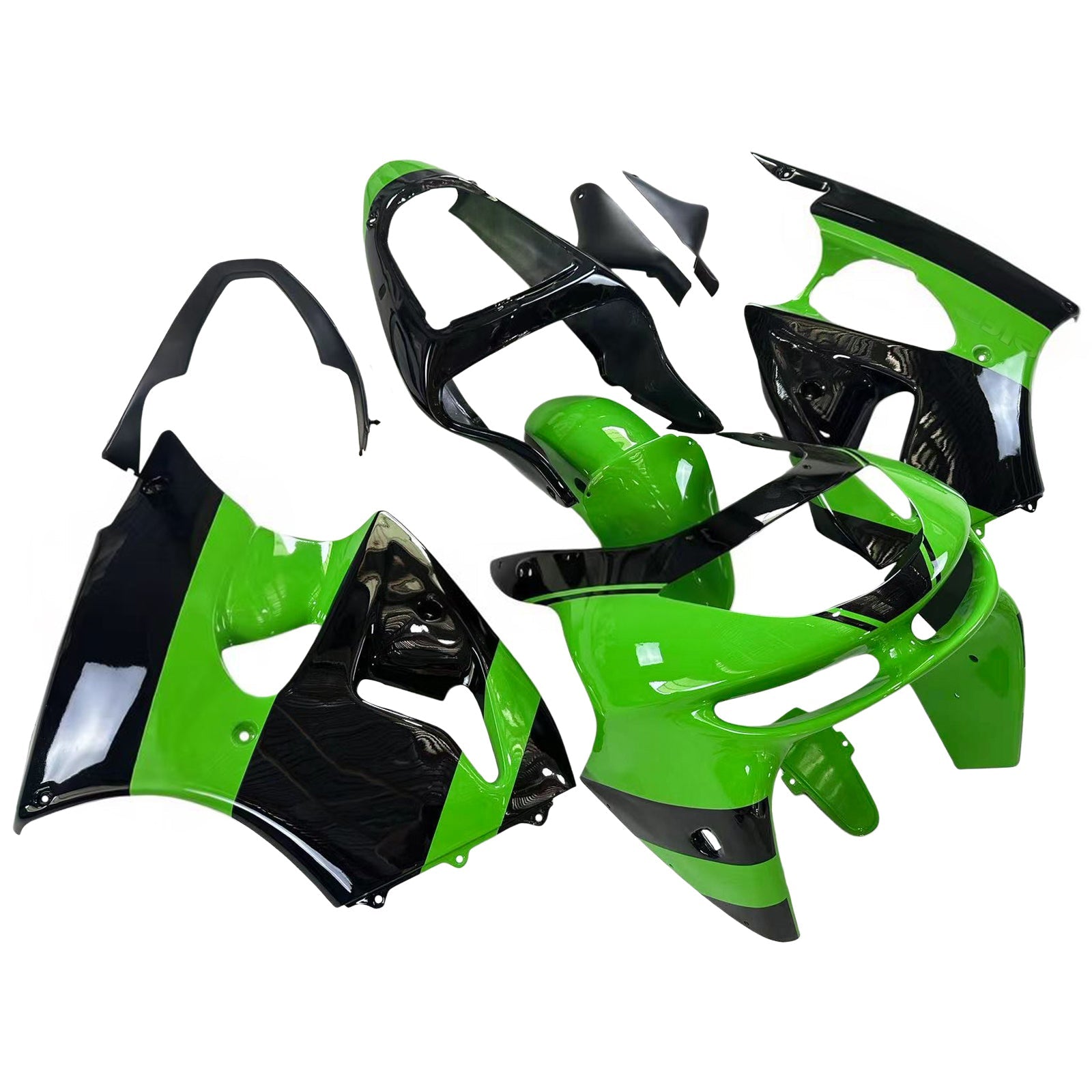 가와사키 ZX6R 1998-1999 페어링 키트 차체 플라스틱 ABS