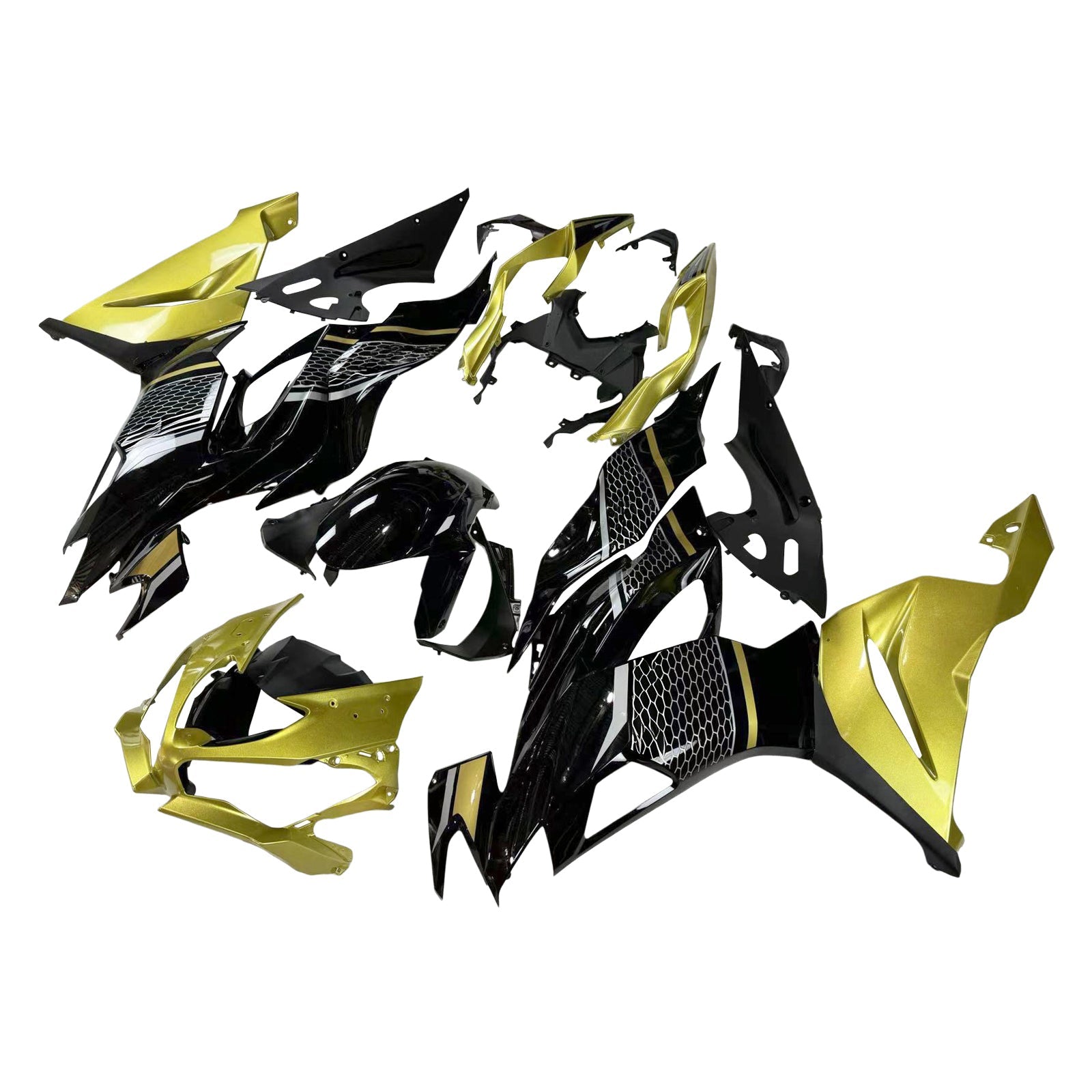 가와사키 ZX6R 2019-2023 페어링 키트 차체 플라스틱 ABS