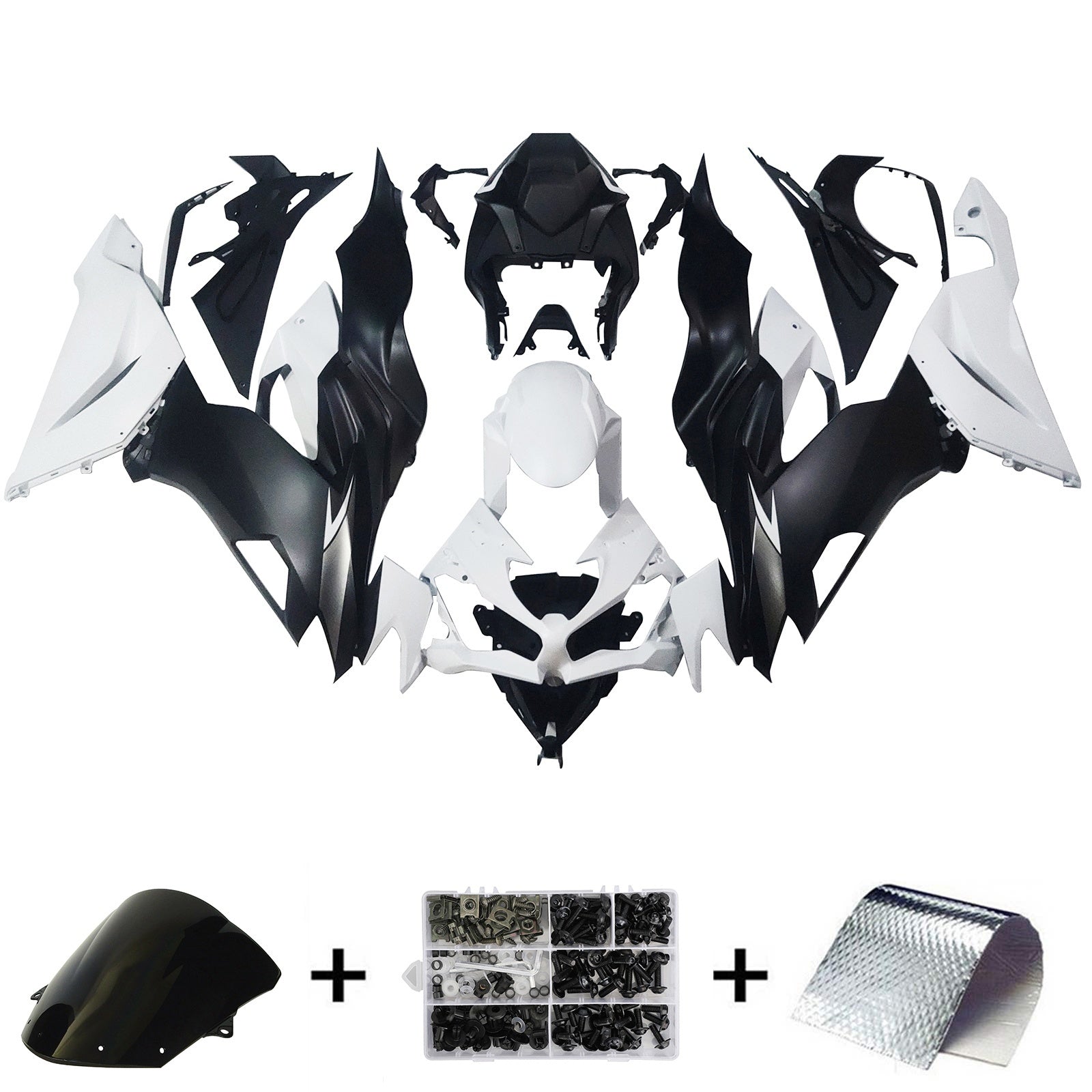 Kawasaki ZX6R 2019-2023 Fairing Kit Bodywork Plastic ABS