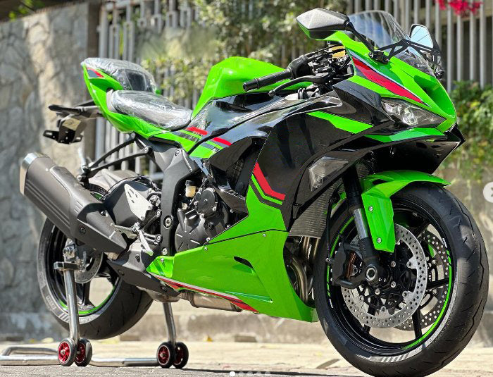 가와사키 ZX6R 2019-2023 페어링 키트 차체 플라스틱 복근