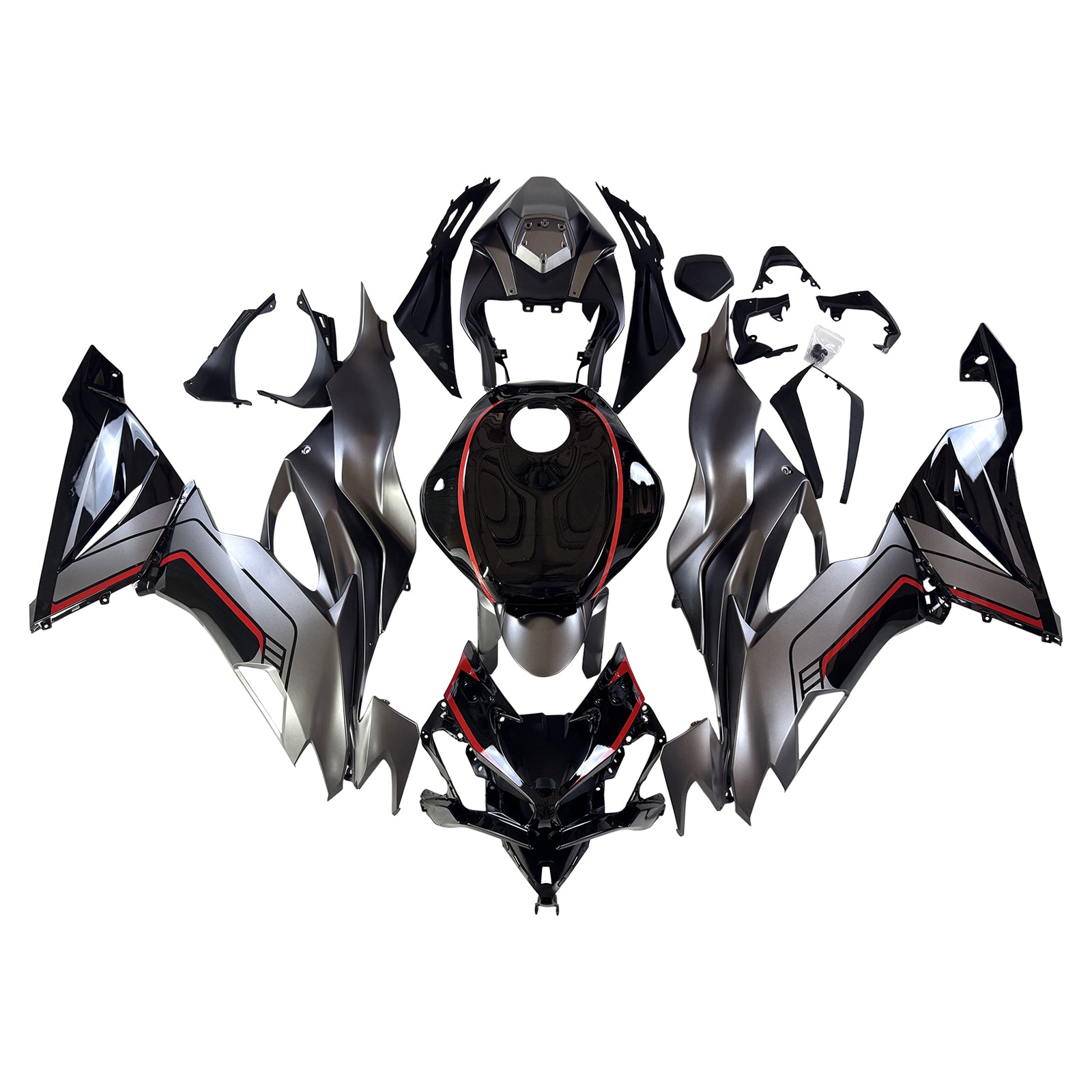 Injection Fairing Kit Bodywork Plastic ABS fit For Kawasaki ZX6R 2019-2023