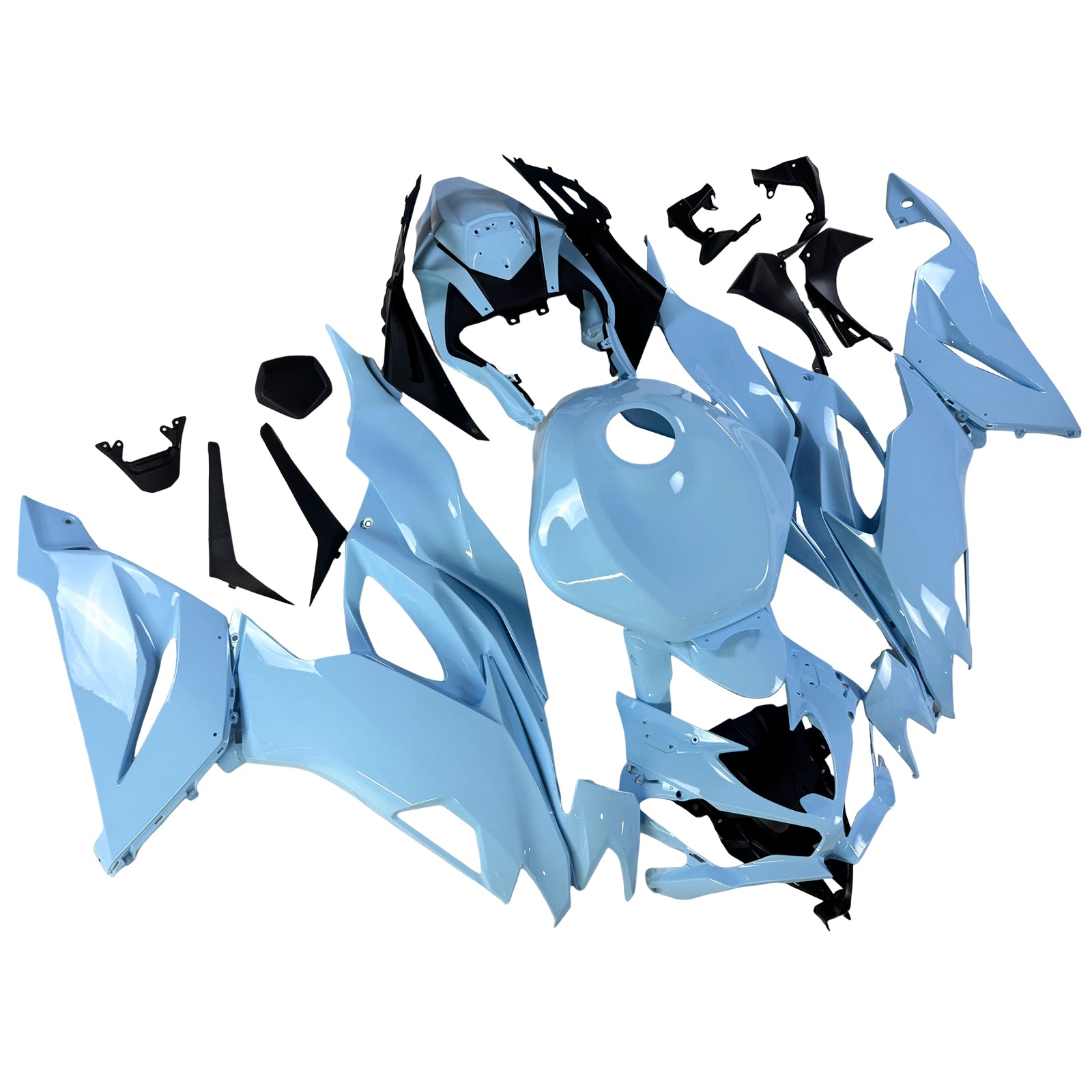 Injection Fairing Kit Bodywork Plastic ABS fit For Kawasaki ZX6R 2019-2023