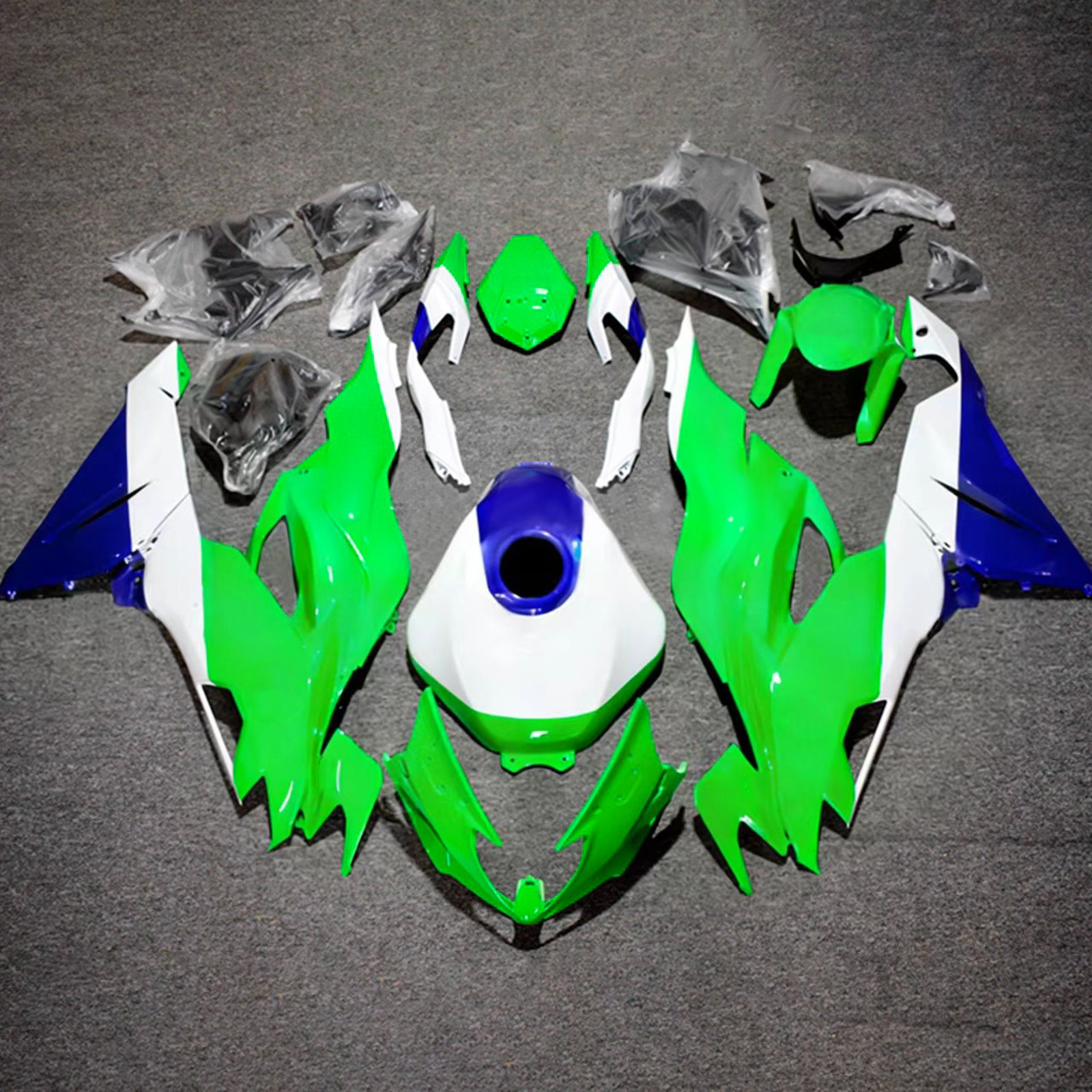 Injection Fairing Kit Bodywork Plastic ABS fit For Kawasaki ZX6R 2019-2023