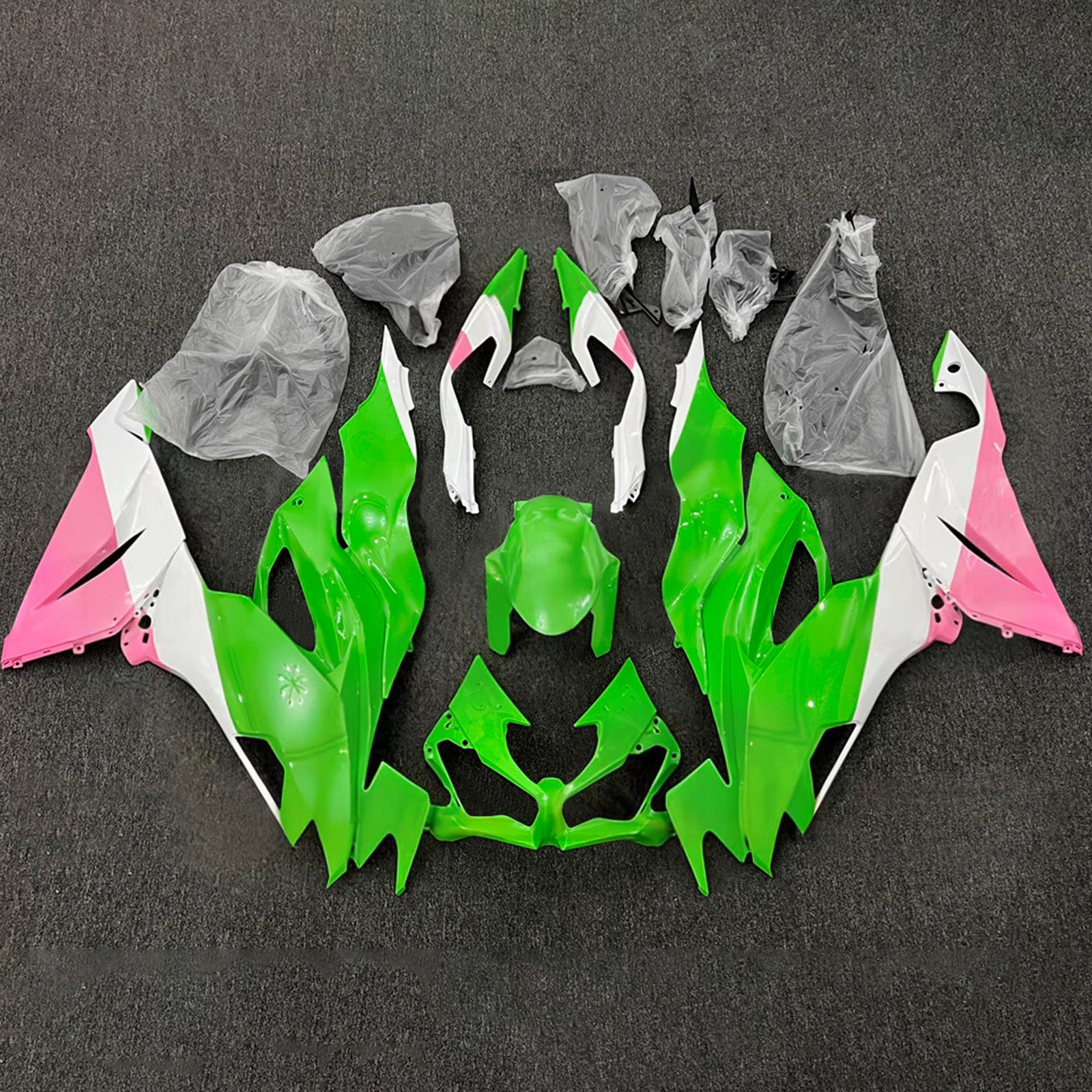 Injection Fairing Kit Bodywork Plastic ABS fit For Kawasaki ZX6R 2019-2023
