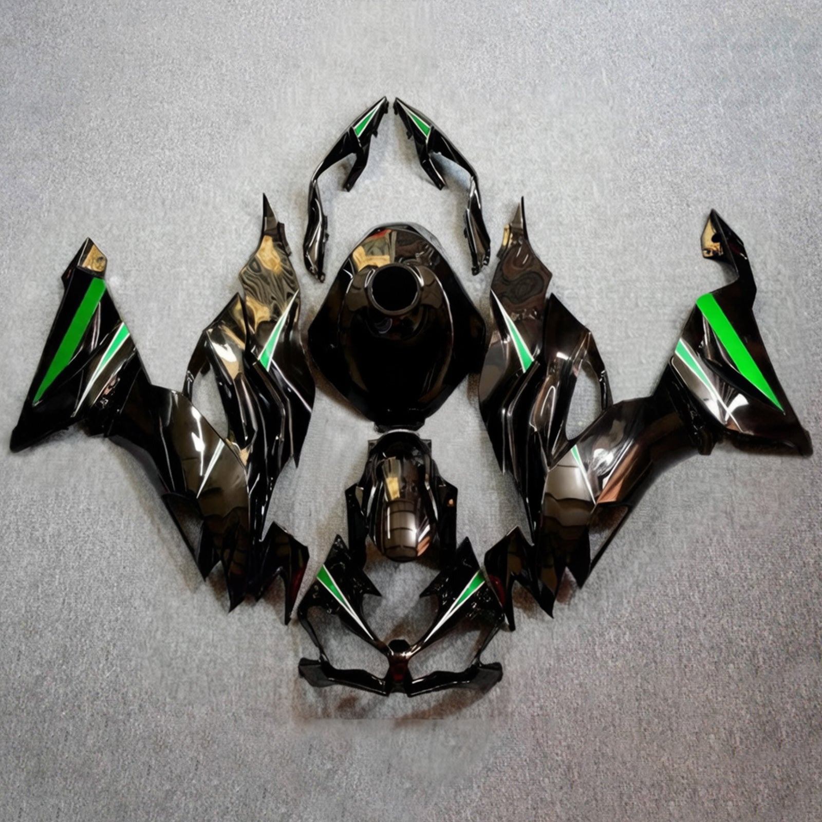 Injection Fairing Kit Bodywork Plastic ABS fit For Kawasaki ZX6R 2019-2023