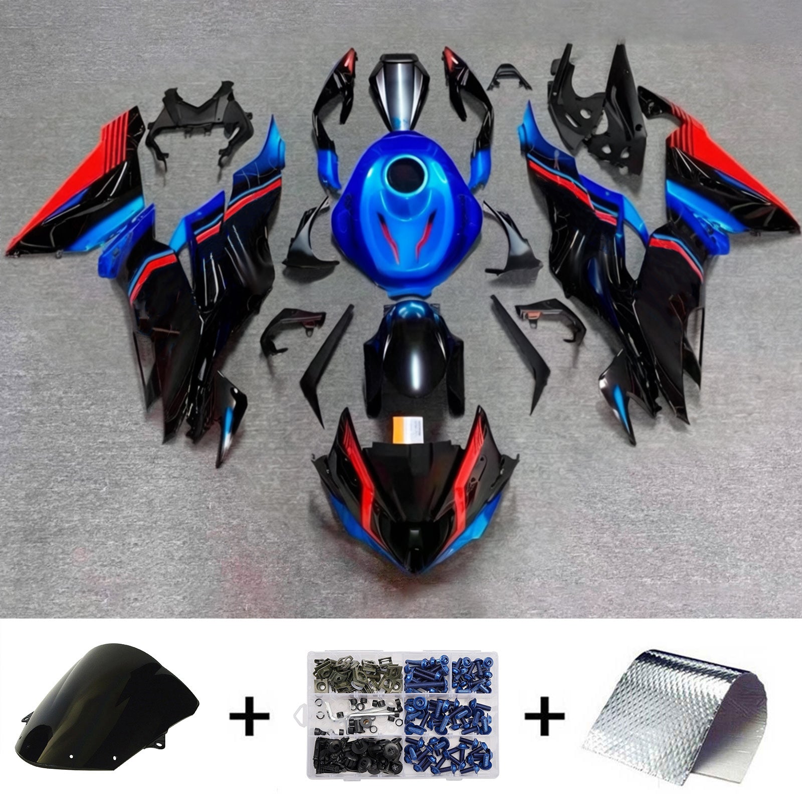 Injection Fairing Kit Bodywork Plastic ABS fit For Kawasaki ZX6R 2019-2023