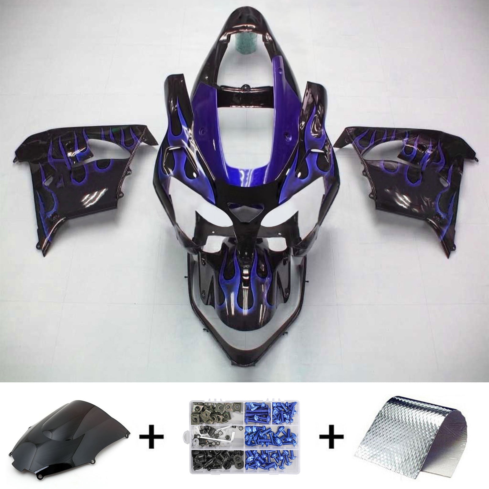 Kit Carenado Para Kawasaki ZX9R 2002-2003 Genérico