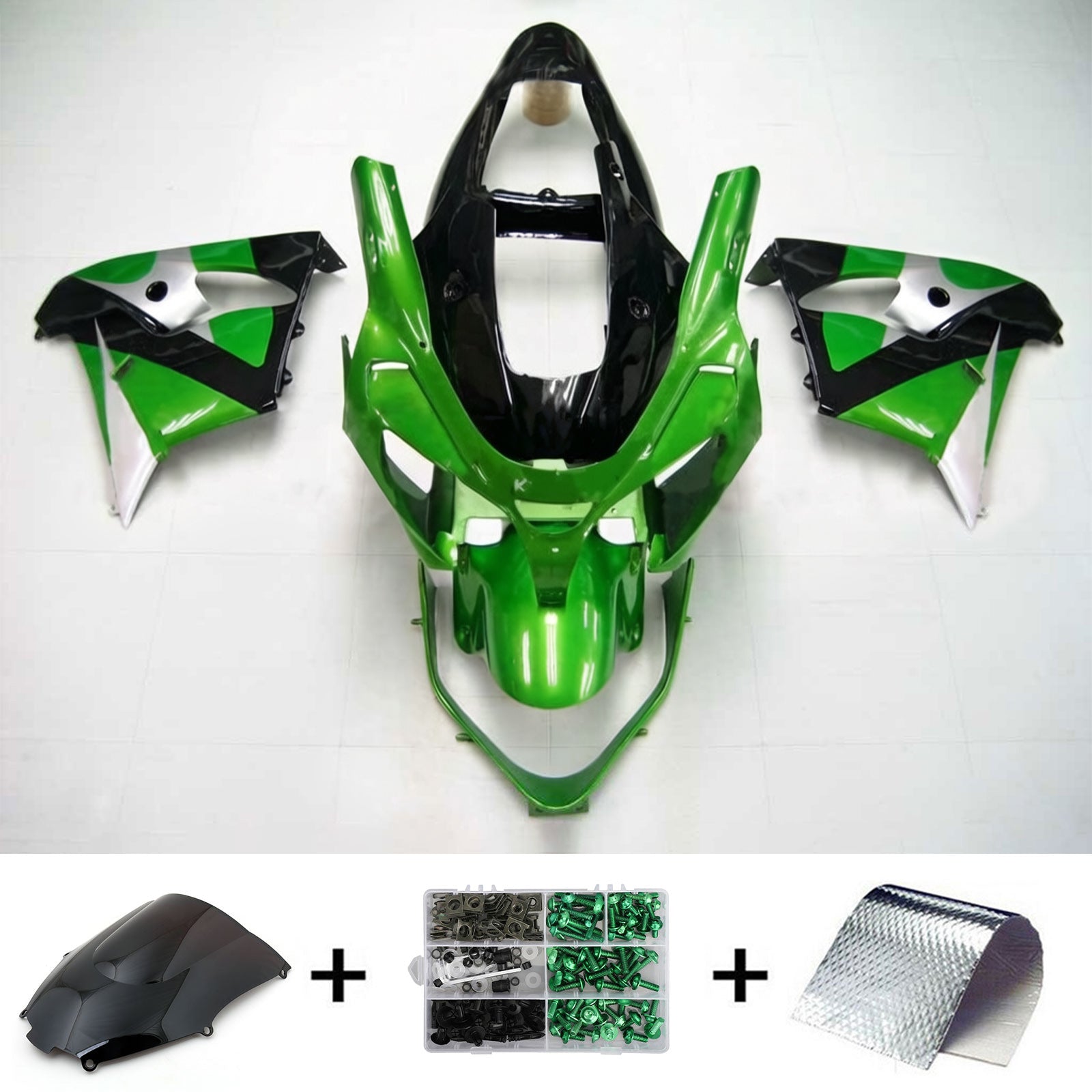 Kit Carenado Para Kawasaki ZX9R 2002-2003 Genérico
