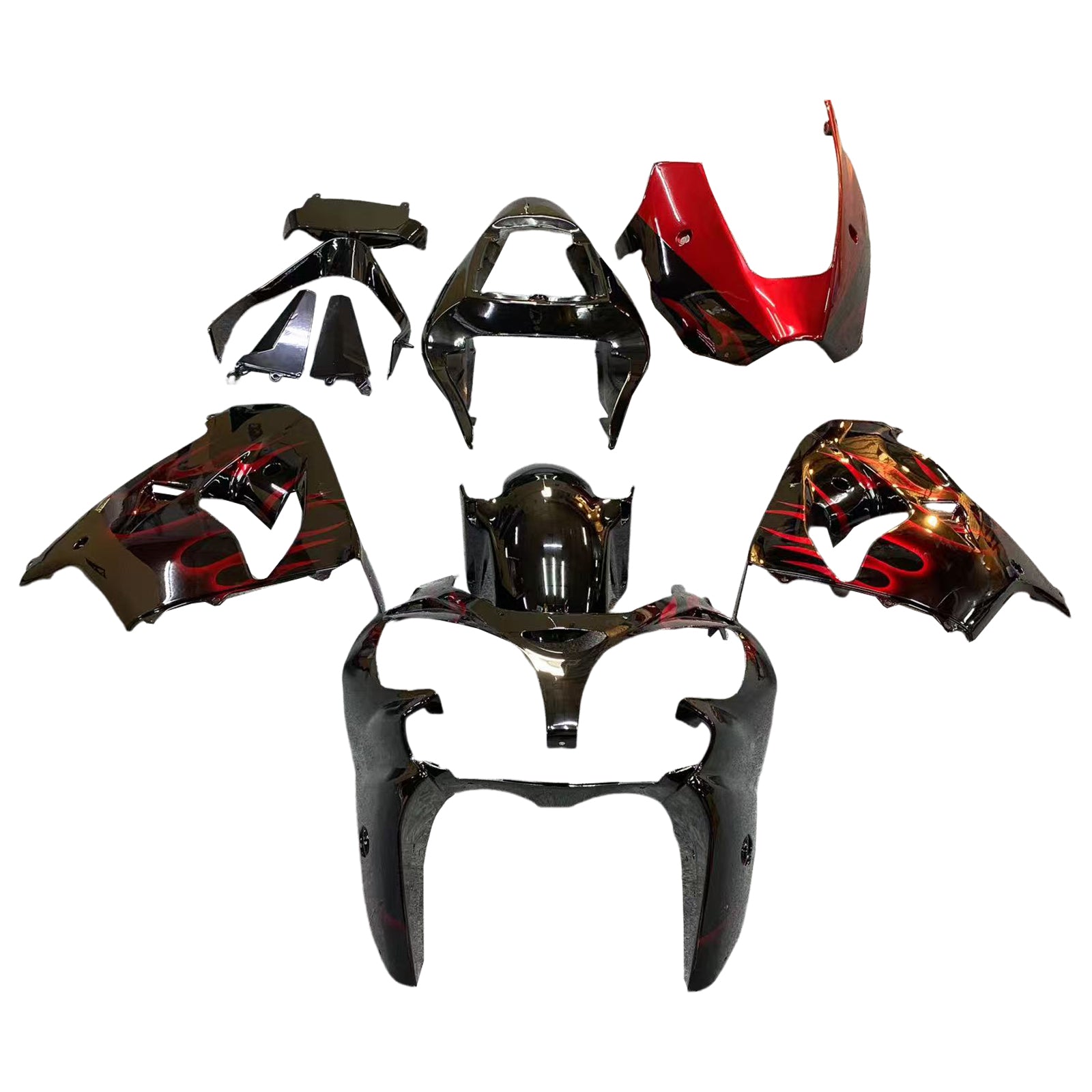 Kawasaki ZX9R 2002-2003 Fairing Kit Bodywork Plastic ABS