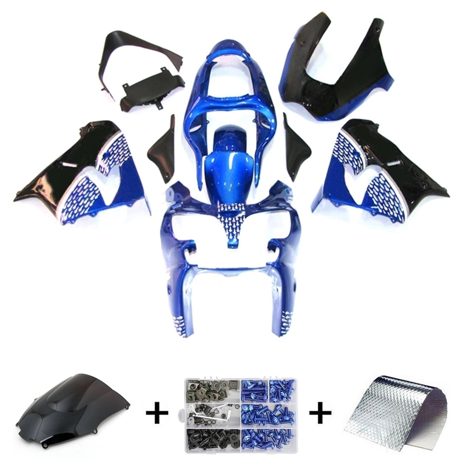 Kawasaki ZX9R 2002-2003 Fairing Kit Bodywork Plastic ABS