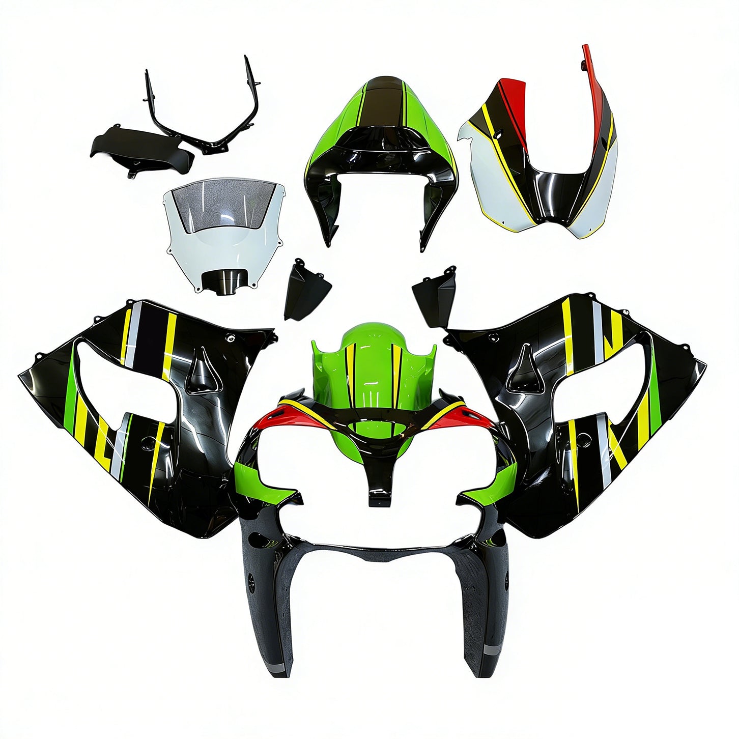 Kawasaki ZX9R 2002-2003 Fairing Kit Bodywork Plastic ABS