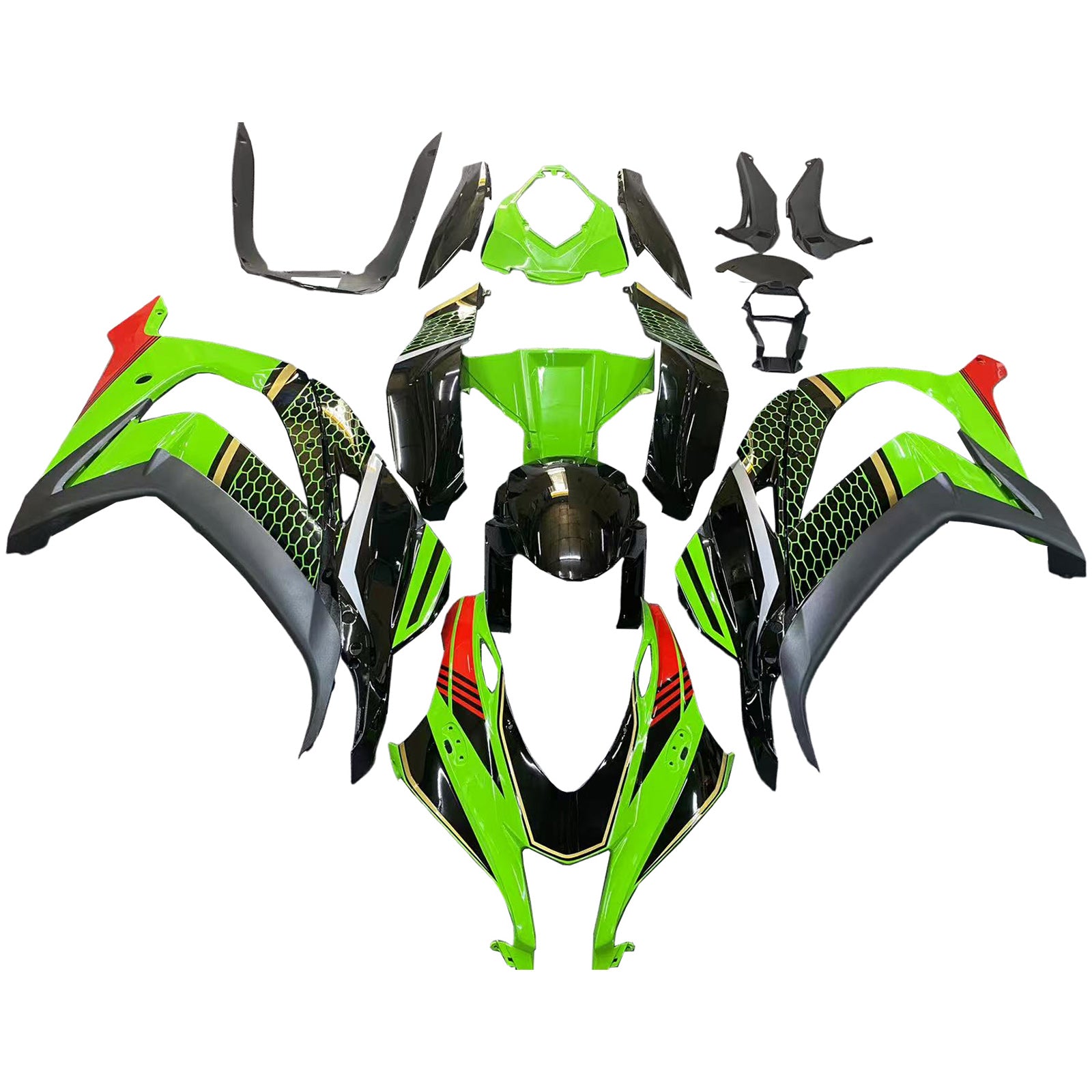 Kawasaki ZX10R 2016-2020 Fairing Kit Bodywork Plastic ABS