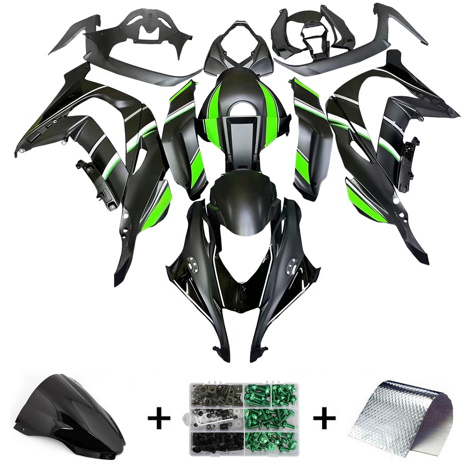 Kawasaki ZX10R 2016-2020 Fairing Kit Bodywork Plastic ABS