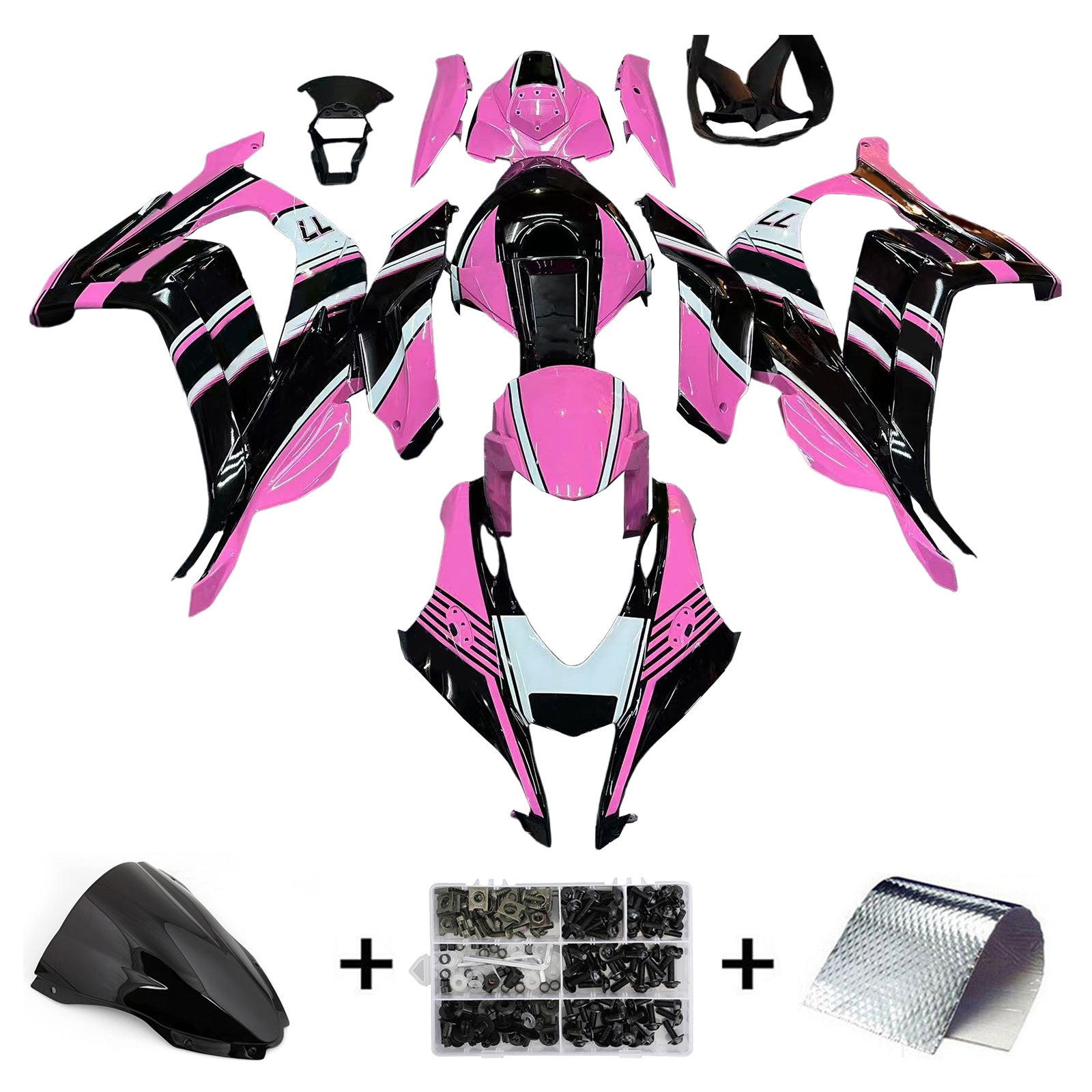 Kawasaki ZX10R 2016-2020 Fairing Kit Bodywork Plastic ABS