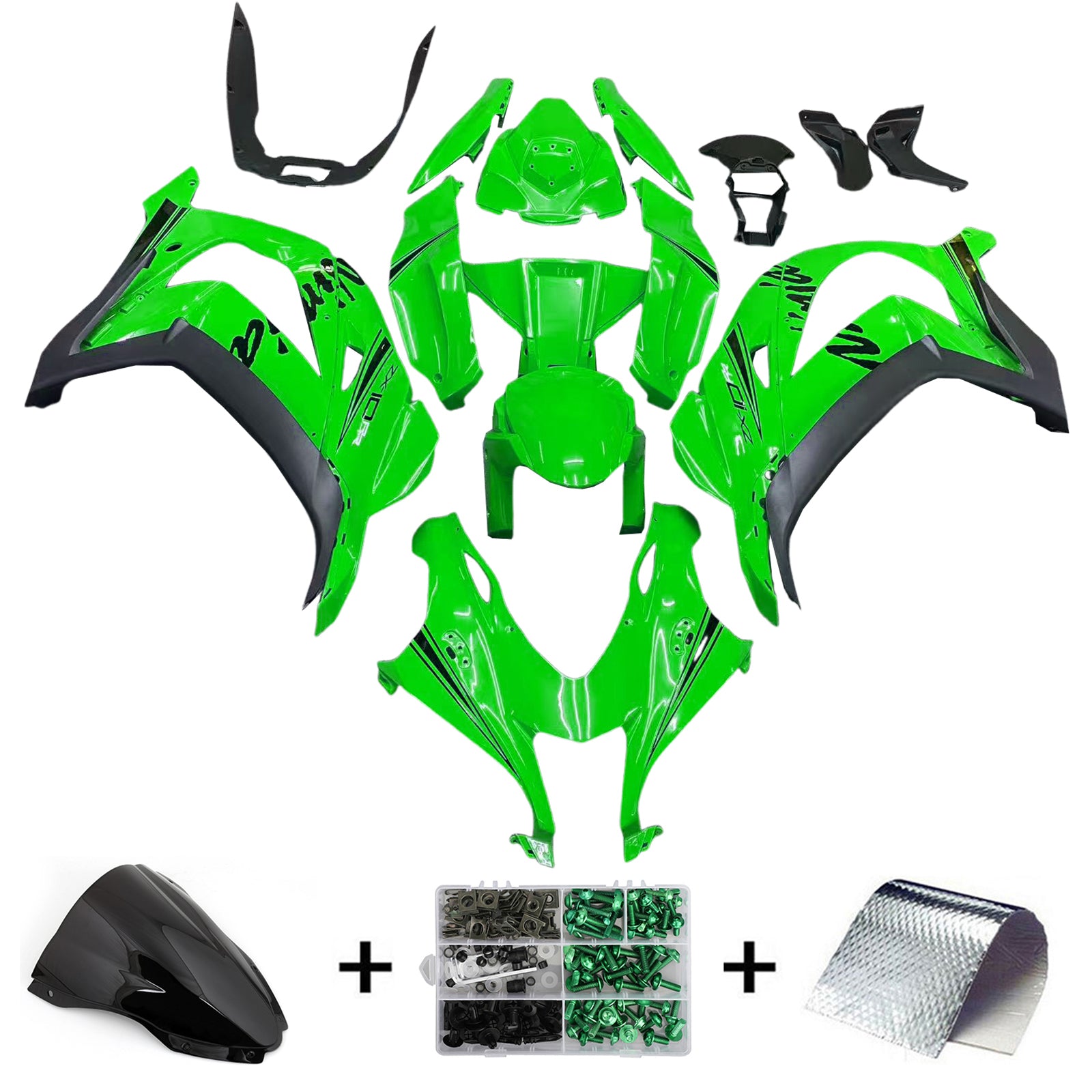 Kawasaki ZX10R 2016-2020 Fairing Kit Bodywork Plastic ABS