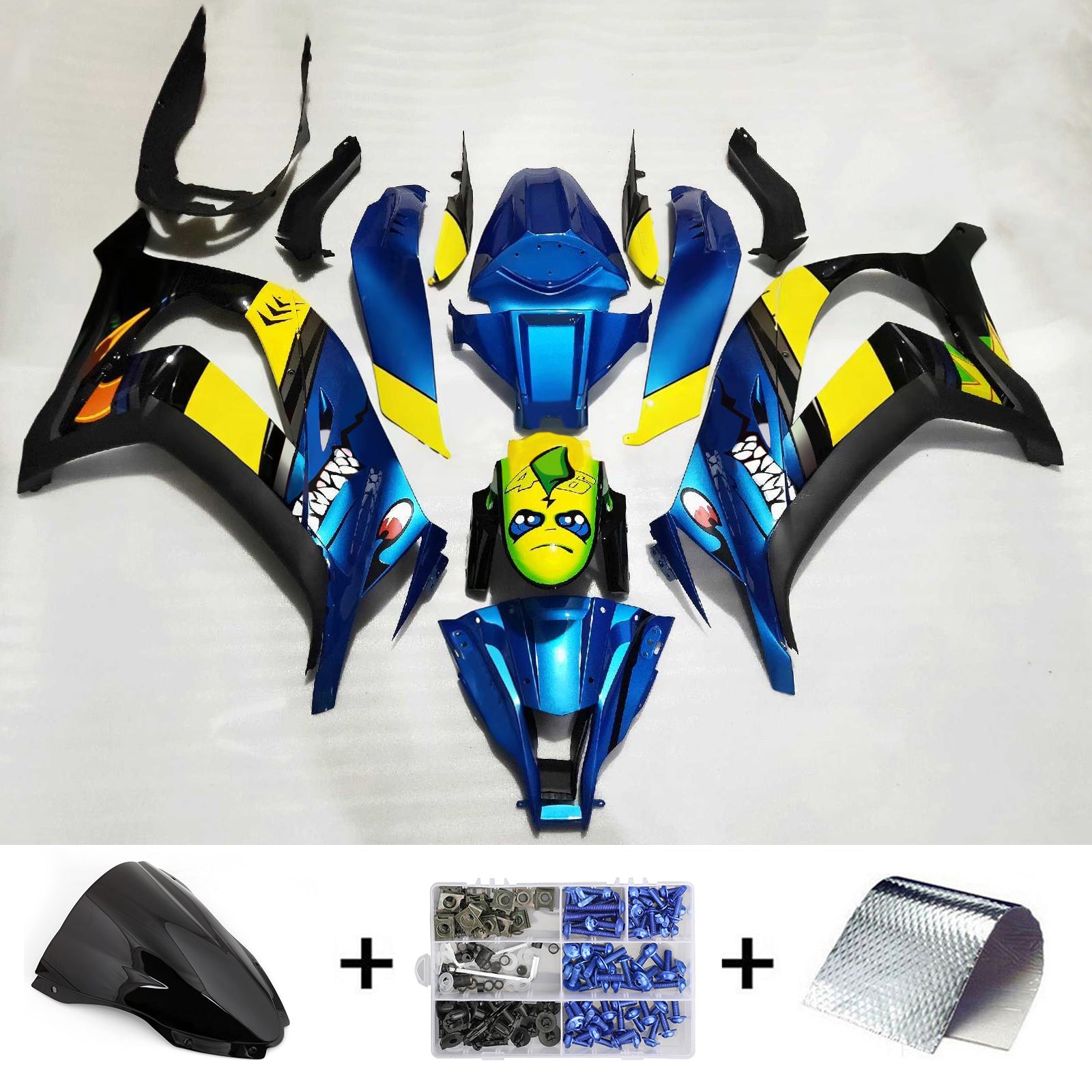 Kawasaki ZX10R 2016-2020 Fairing Kit Bodywork Plastic ABS