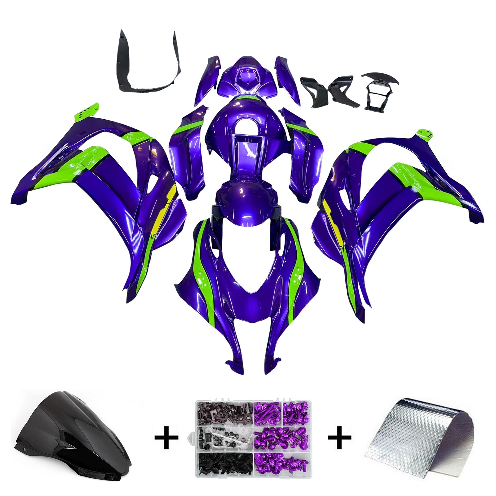 Kawasaki ZX10R 2016-2020 Fairing Kit Bodywork Plastic ABS