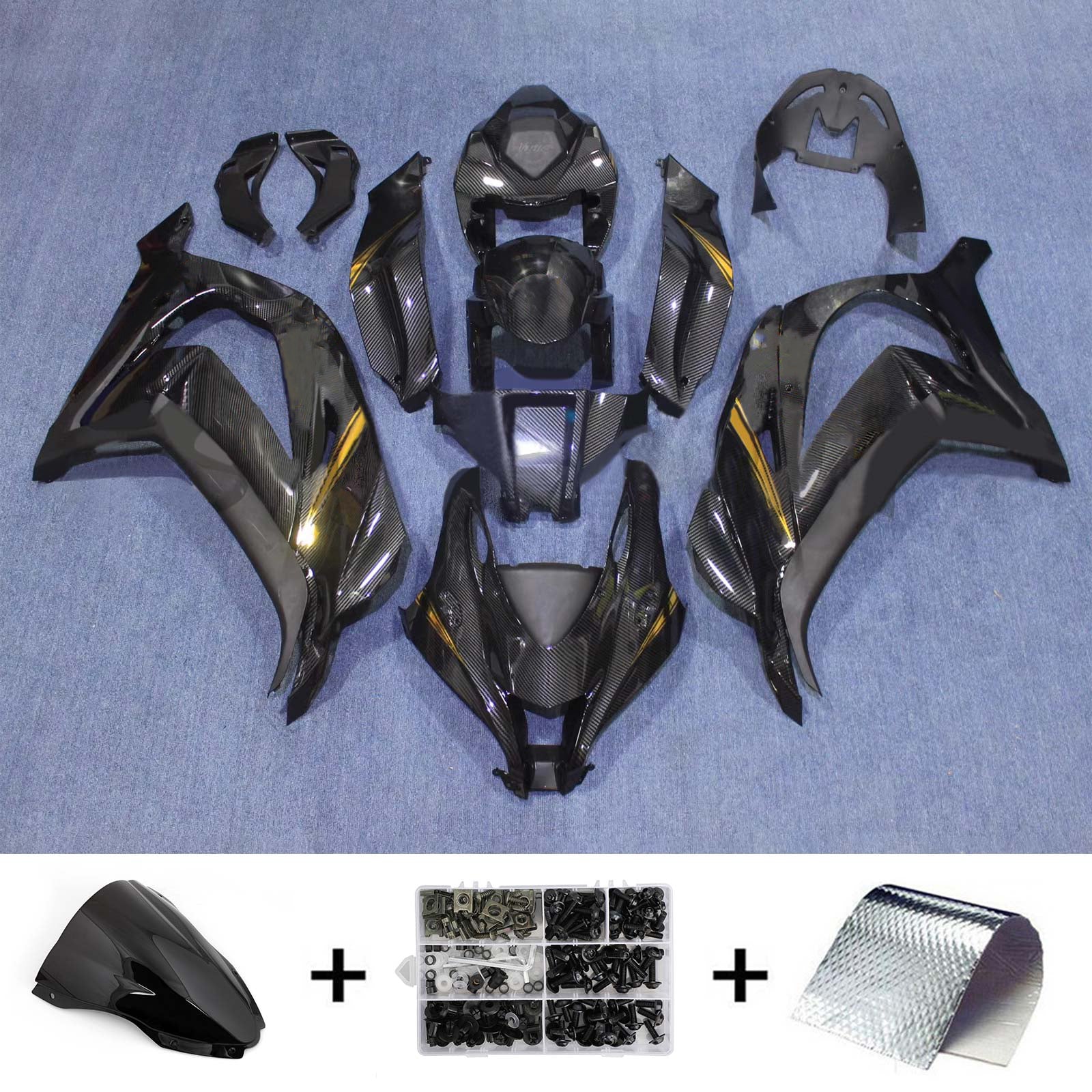 Kawasaki ZX10R 2016-2020 Fairing Kit Bodywork Plastic ABS