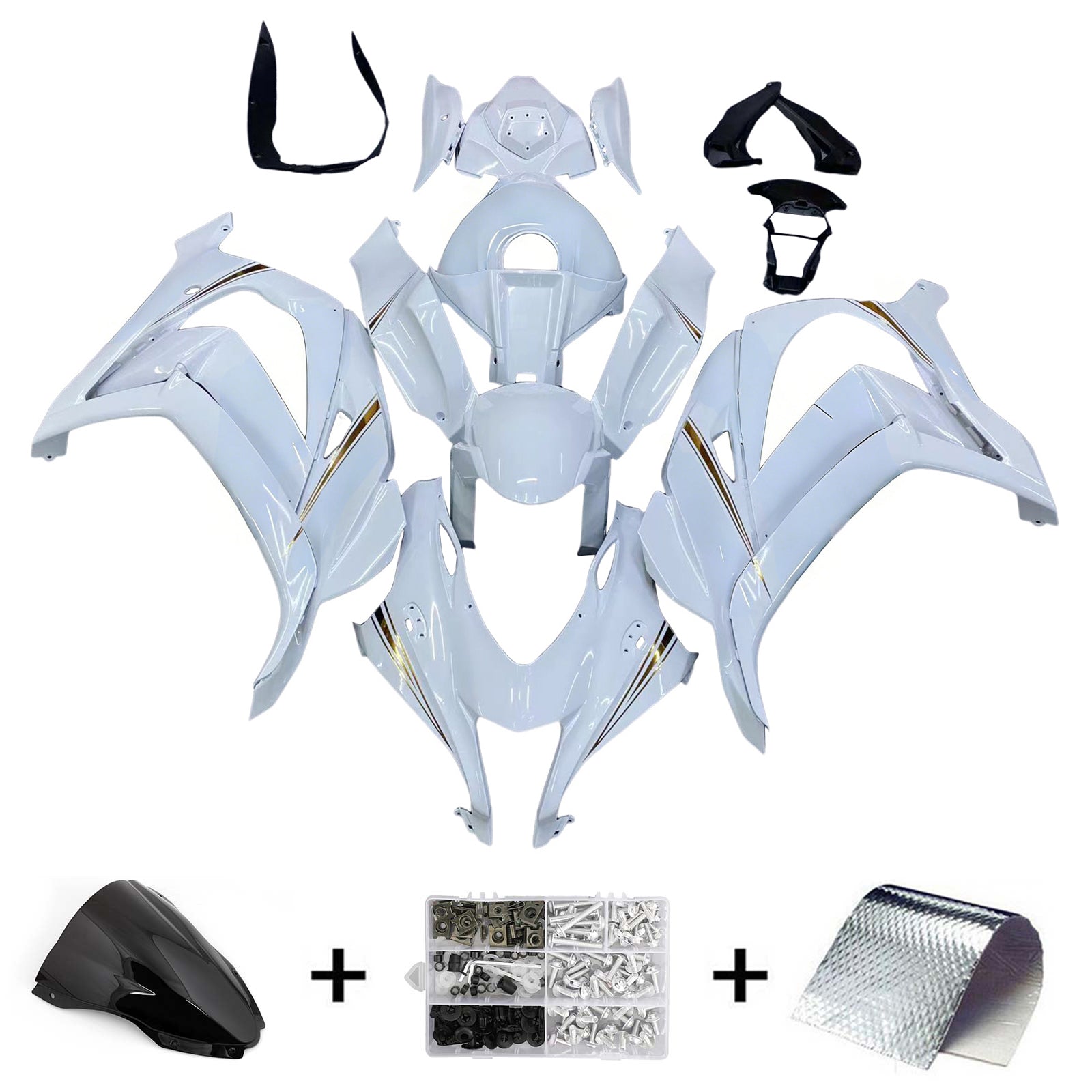 Kawasaki ZX10R 2016-2020 Fairing Kit Bodywork Plastic ABS