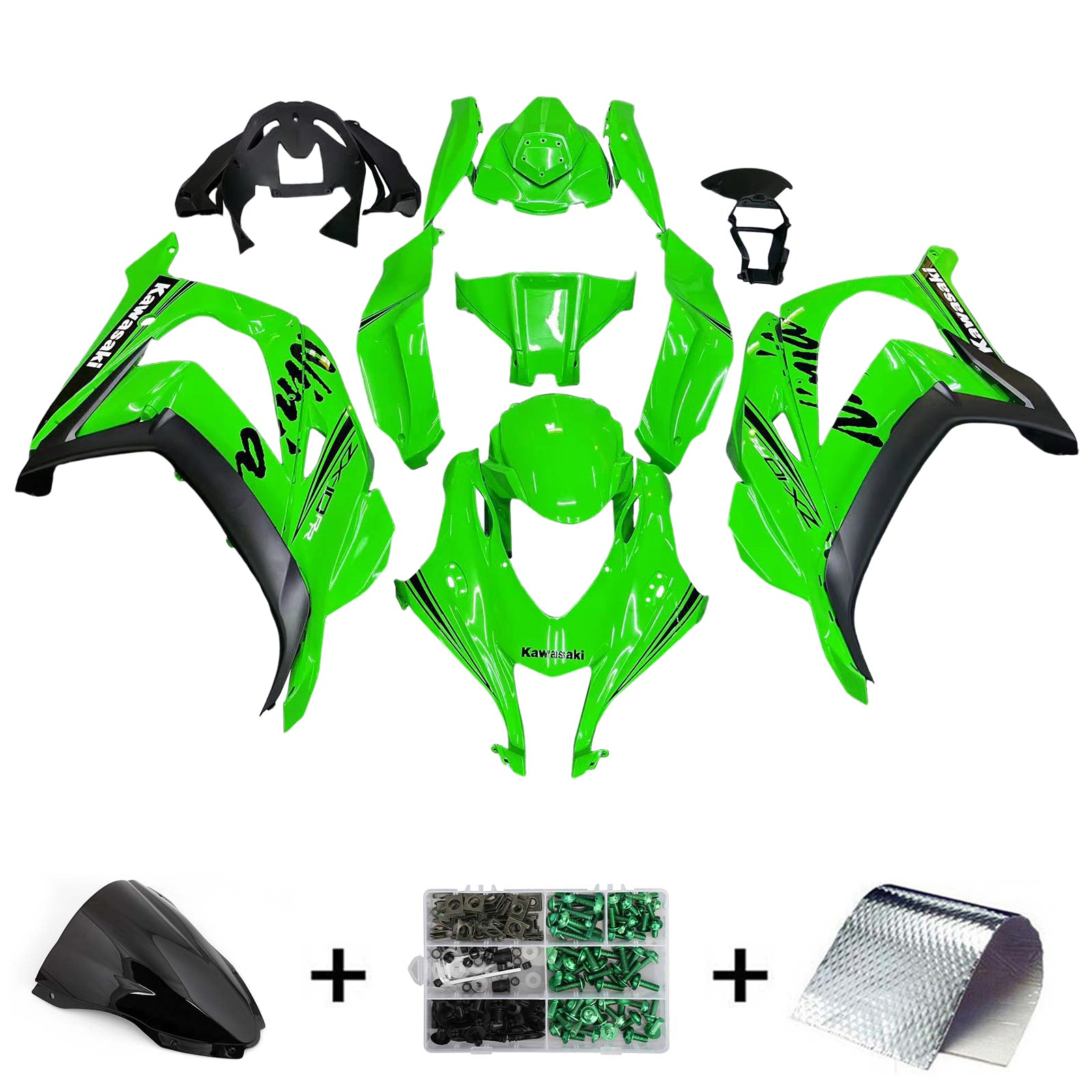 Kawasaki ZX10R 2016-2020 Fairing Kit Bodywork Plastic ABS