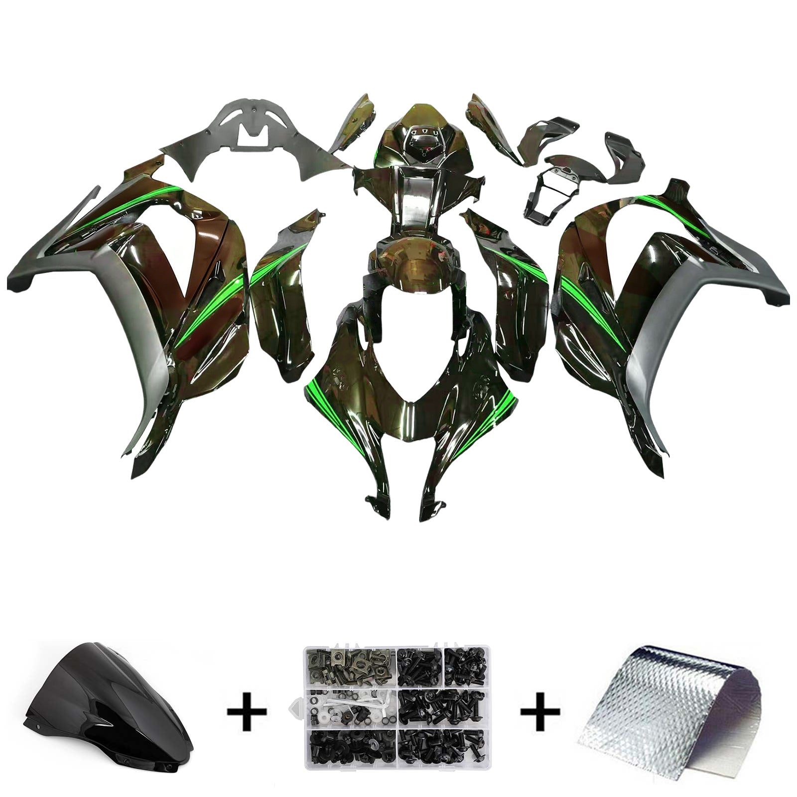 Kawasaki ZX10R 2016-2020 Fairing Kit Bodywork Plastic ABS