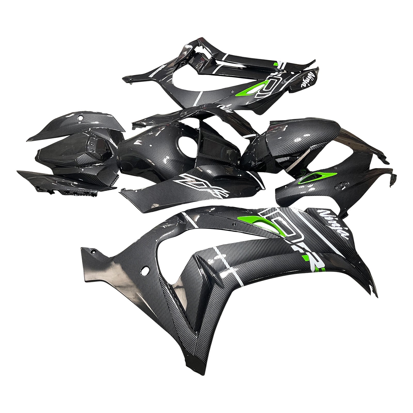 Injection Fairing Kit Bodywork Plastic ABS fit For Kawasaki ZX10R 2016-2020