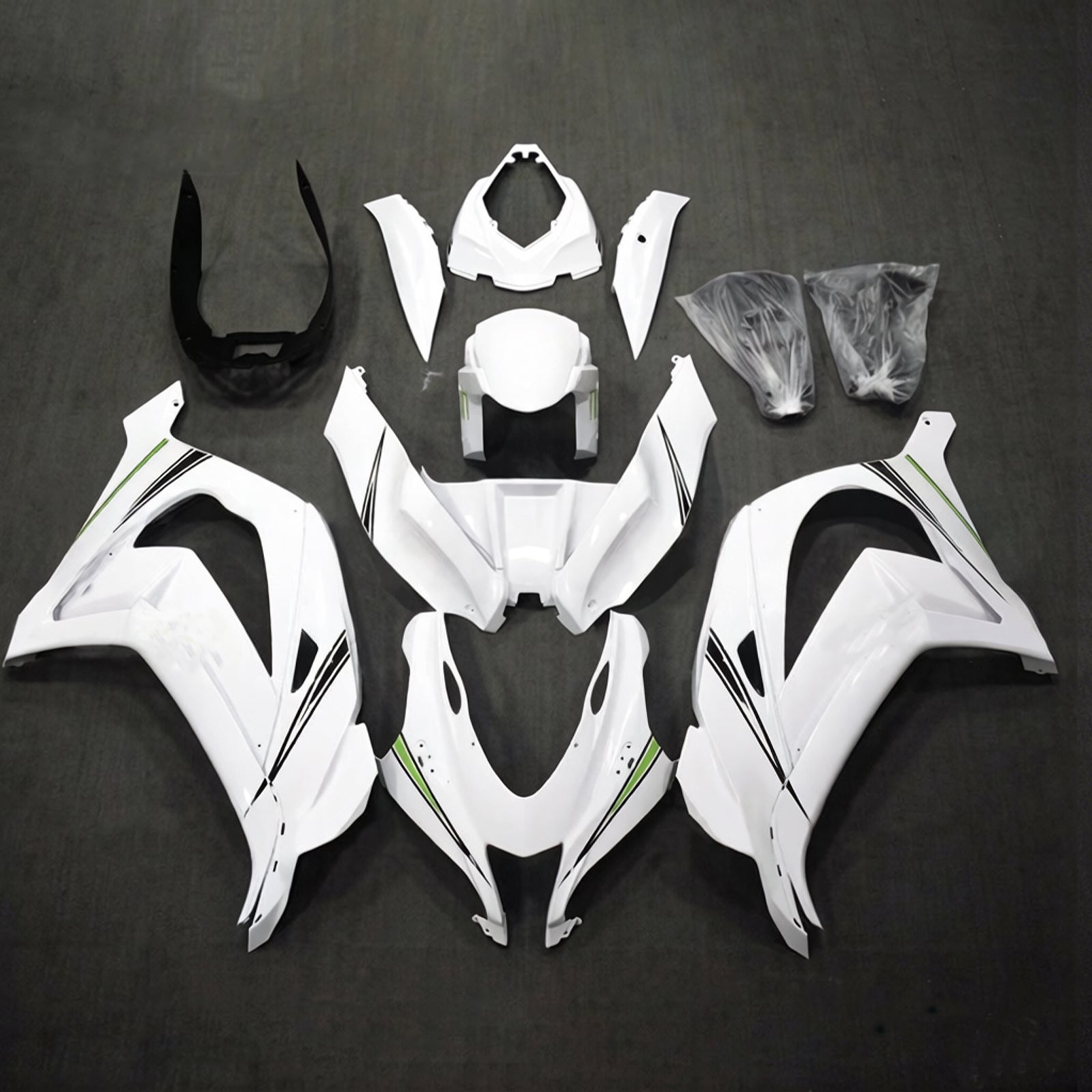 Injection Fairing Kit Bodywork Plastic ABS fit For Kawasaki ZX10R 2016-2020