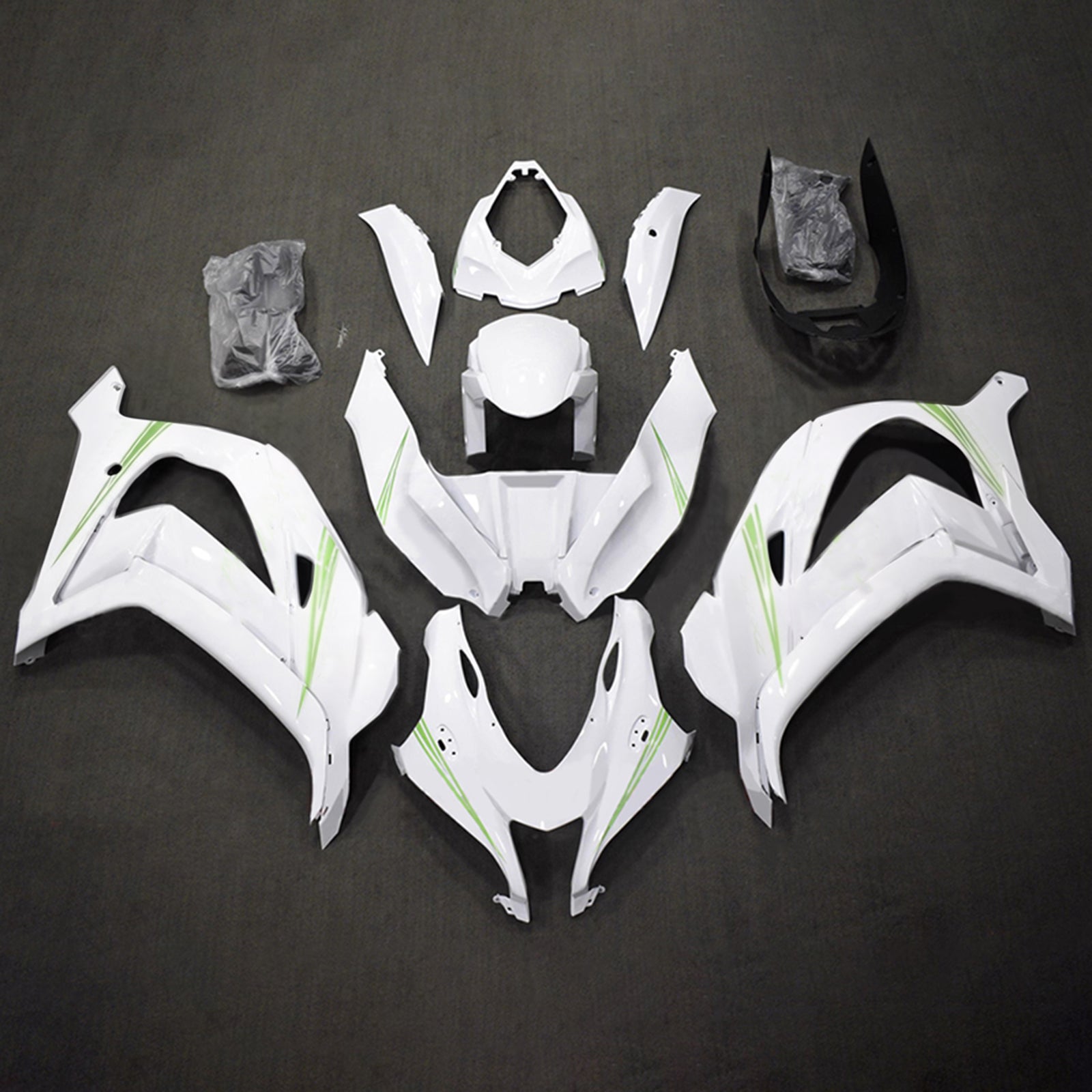 Injection Fairing Kit Bodywork Plastic ABS fit For Kawasaki ZX10R 2016-2020