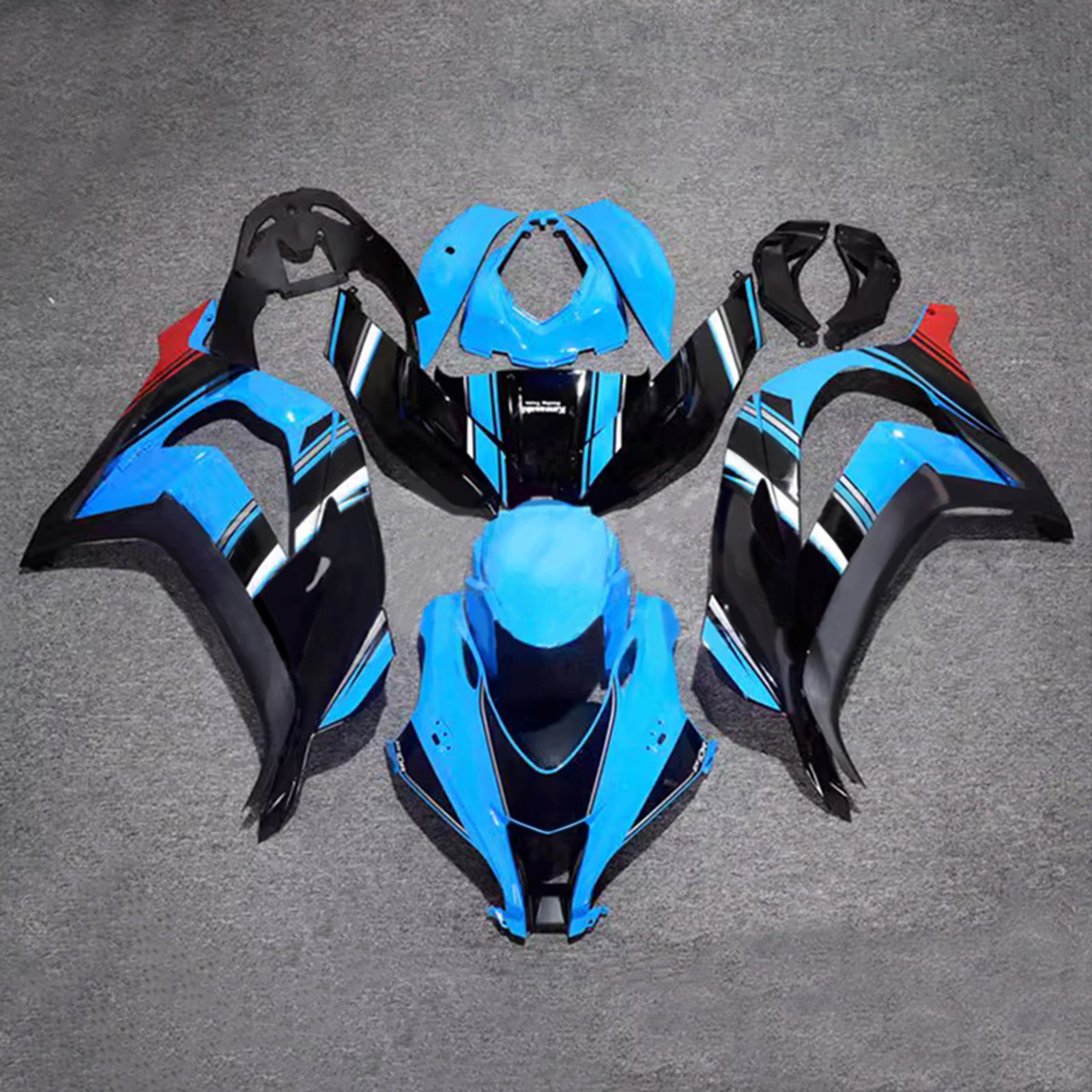 Injection Fairing Kit Bodywork Plastic ABS fit For Kawasaki ZX10R 2016-2020