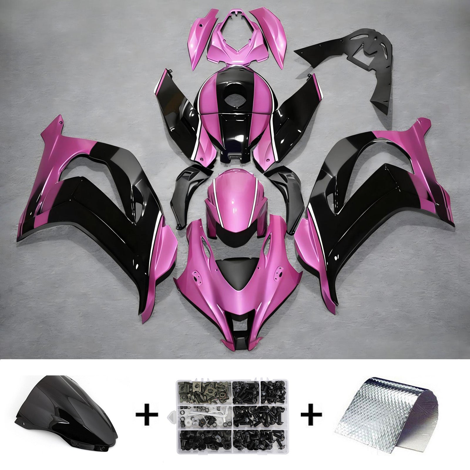 Injection Fairing Kit Bodywork Plastic ABS fit For Kawasaki ZX10R 2016-2020