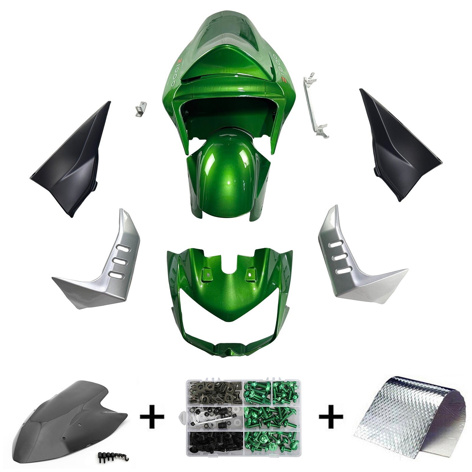 Kawasaki Z1000 2003-2006 Fairing Kit Bodywork Plastic ABS