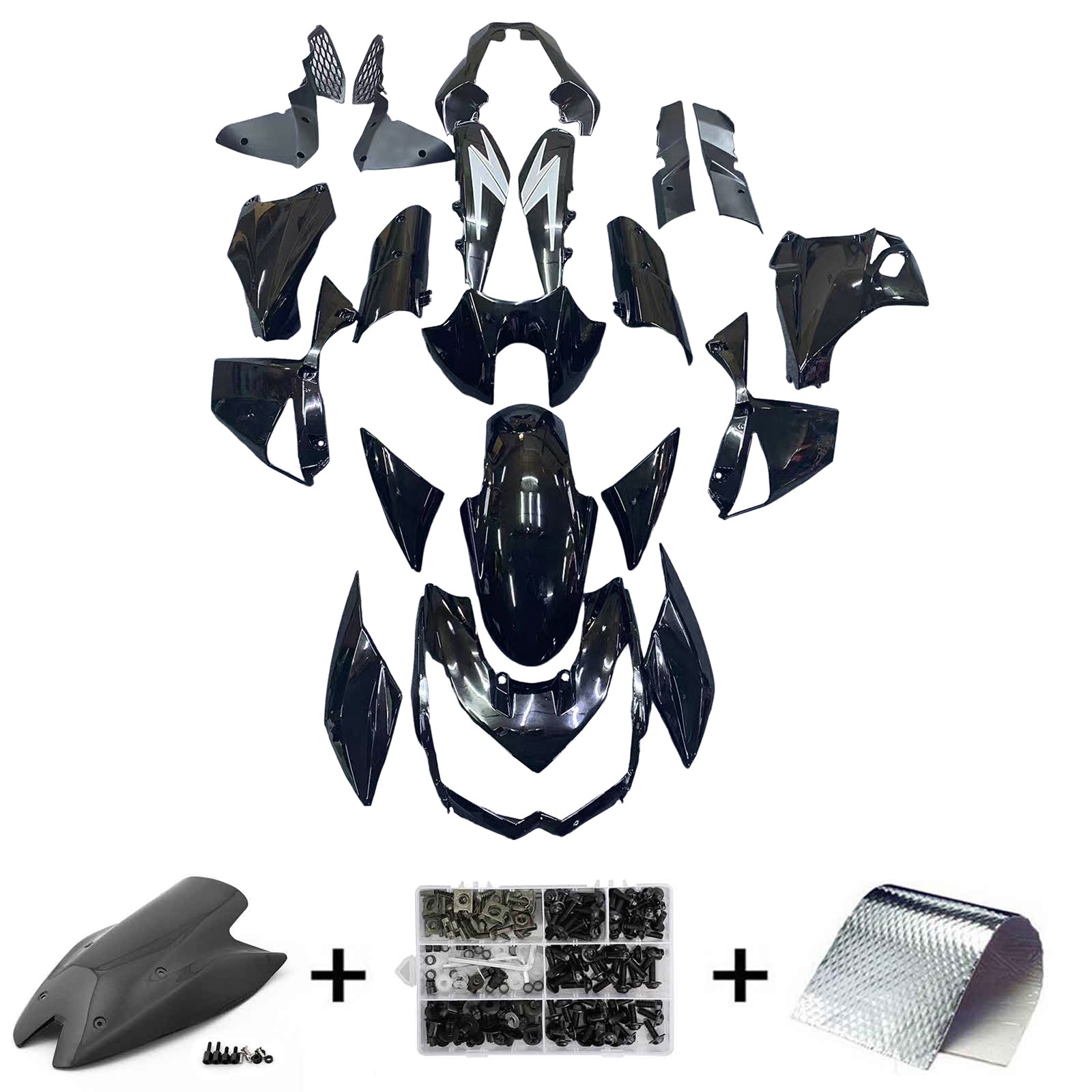 Kawasaki Z1000 2010-2013 Fairing Kit Bodywork Plastic ABS