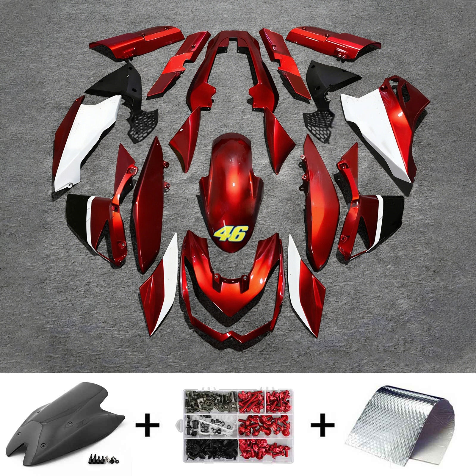 Kawasaki Z1000 2010-2013 Fairing Kit Bodywork Plastic ABS