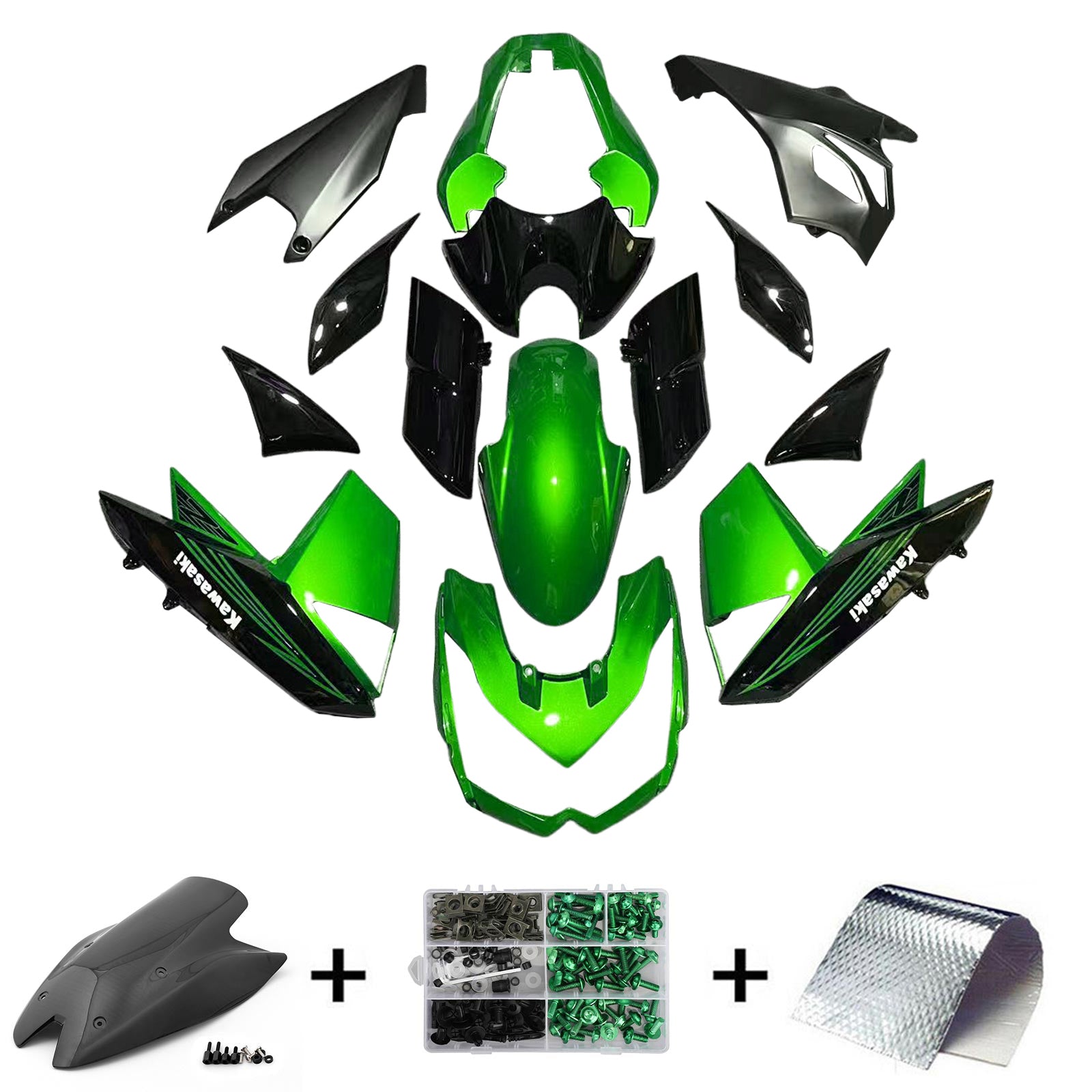 Kawasaki Z1000 2010-2013 Fairing Kit Bodywork Plastic ABS